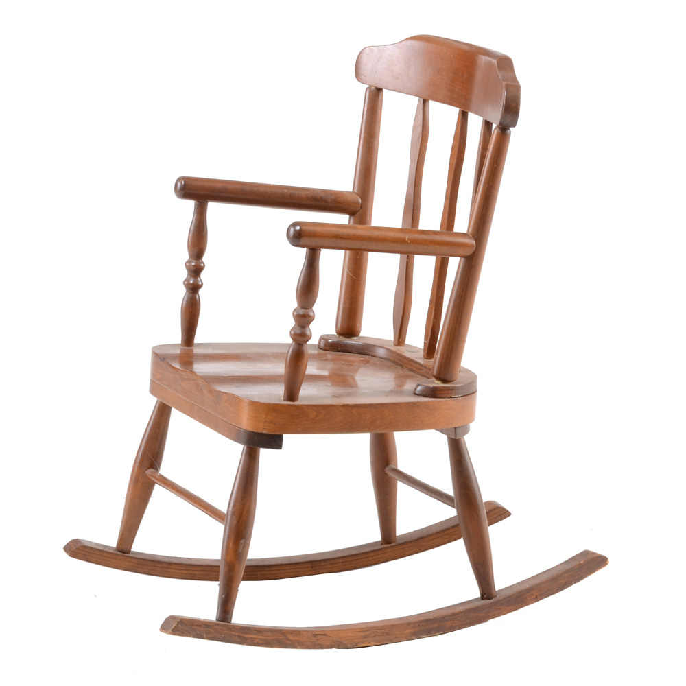 Vintage Child's Rocking Chair EBTH
