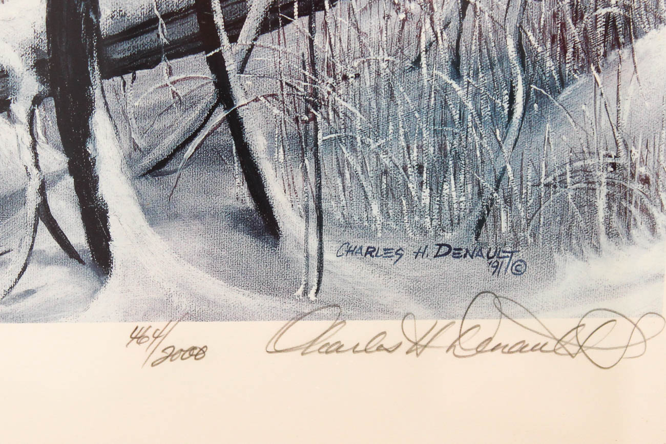 Charles H. Denault Limited Edition Offset Lithograph "Last Chance" EBTH