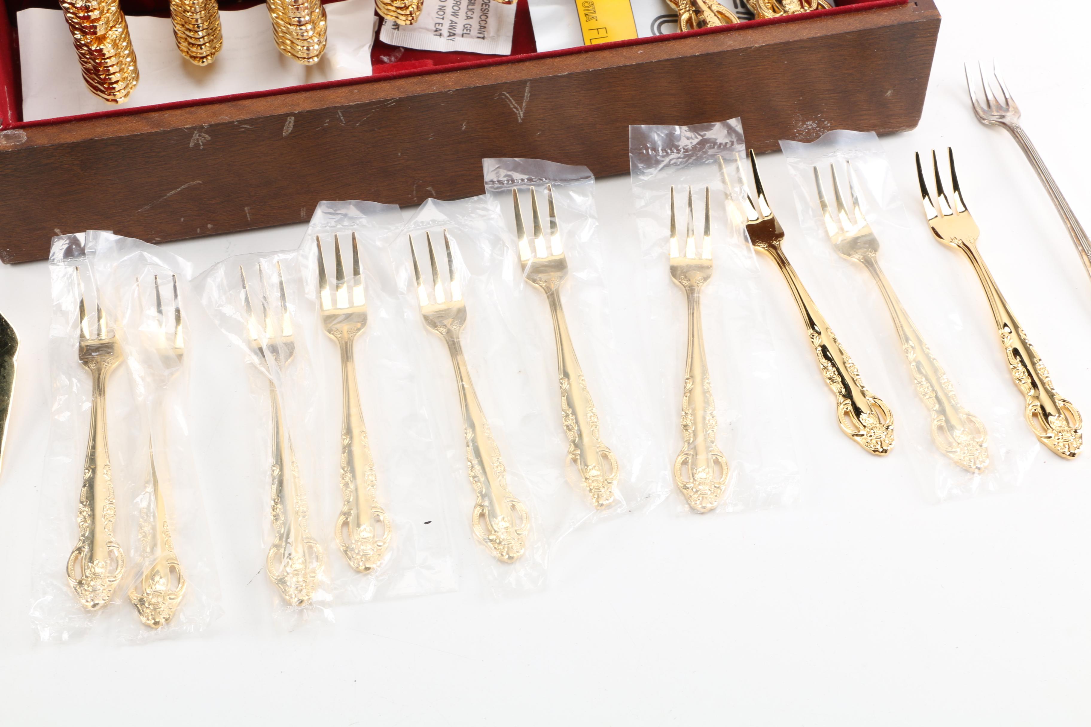Estia Korea Gold Plated Flatware EBTH
