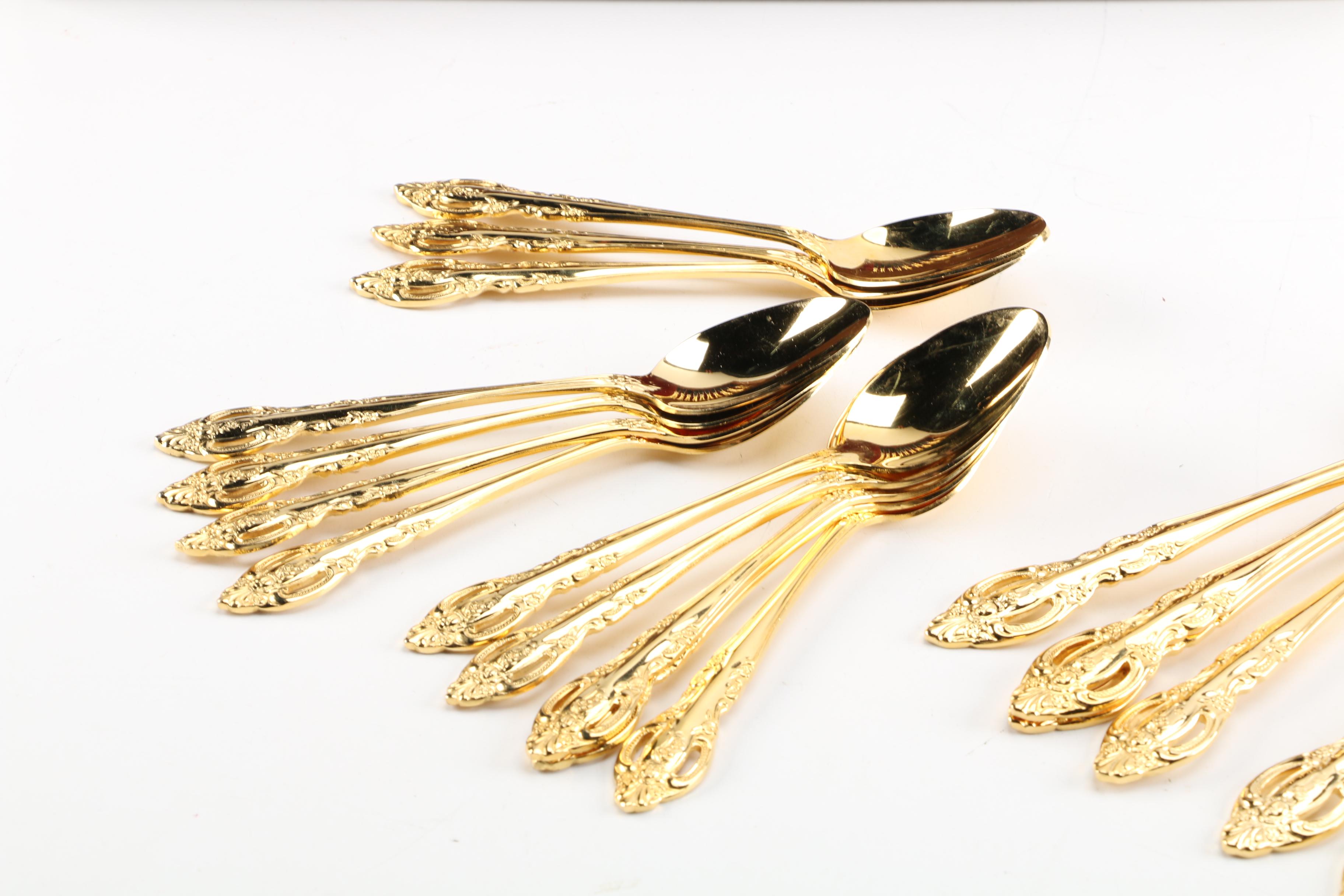 Estia Korea Gold Plated Flatware EBTH