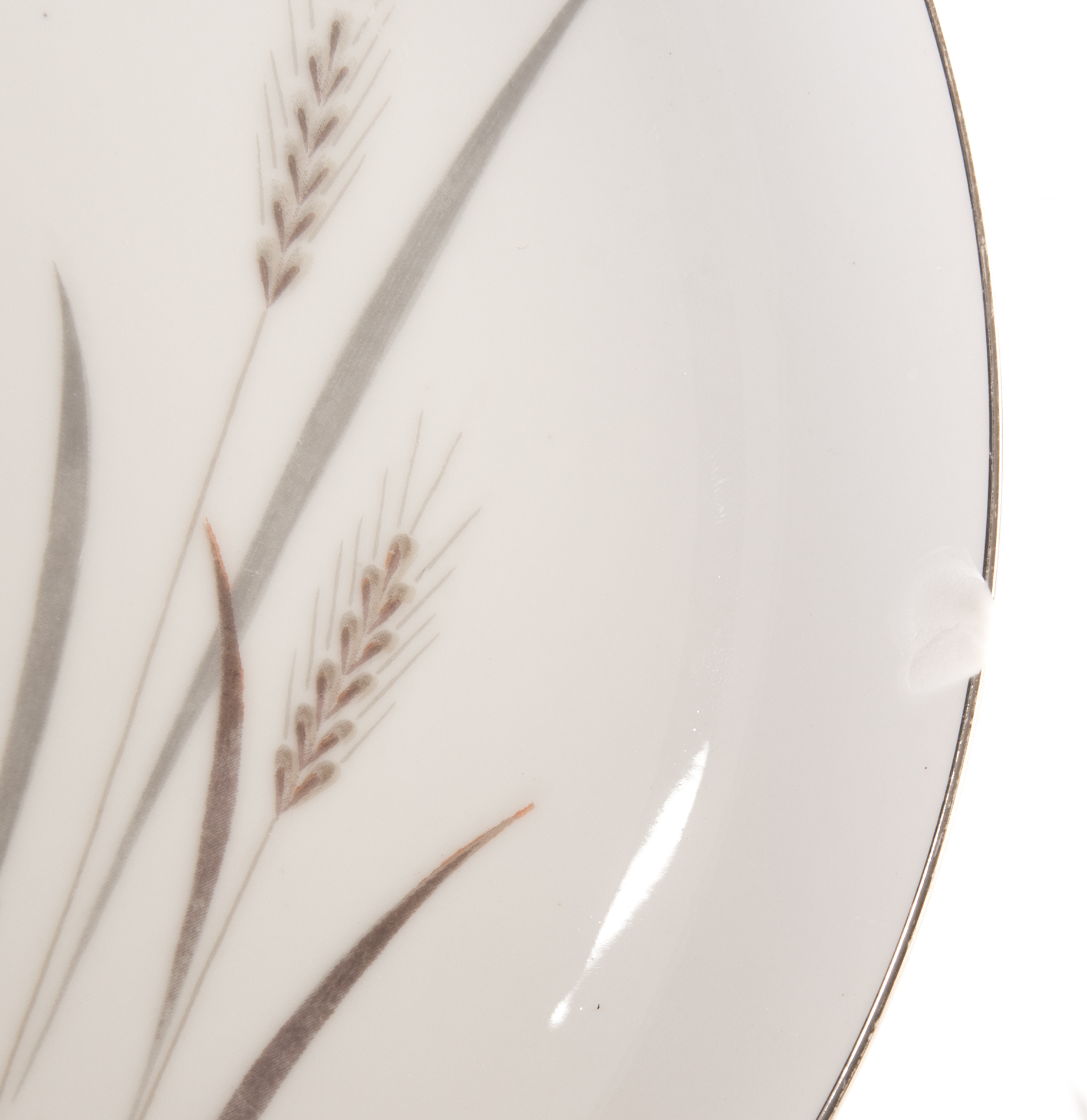 Fine China Of Japan "Platinum Wheat" Dinnerware EBTH
