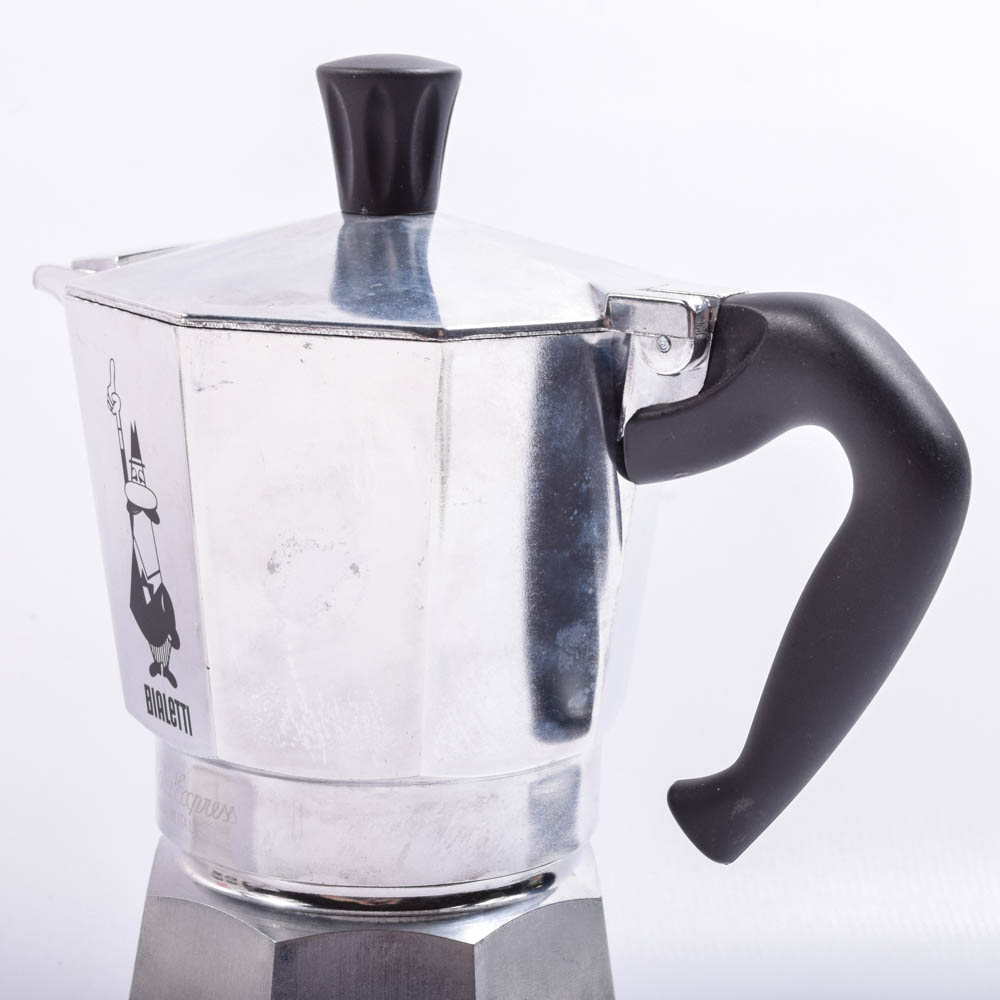 Aluminum Espresso Maker by Bialetti with Measuring Spoon EBTH