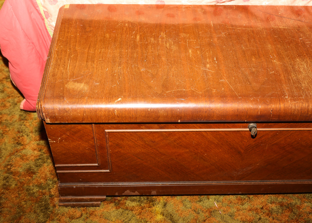 Art Deco CaswellRunyan Waterfall Cedar Chest EBTH