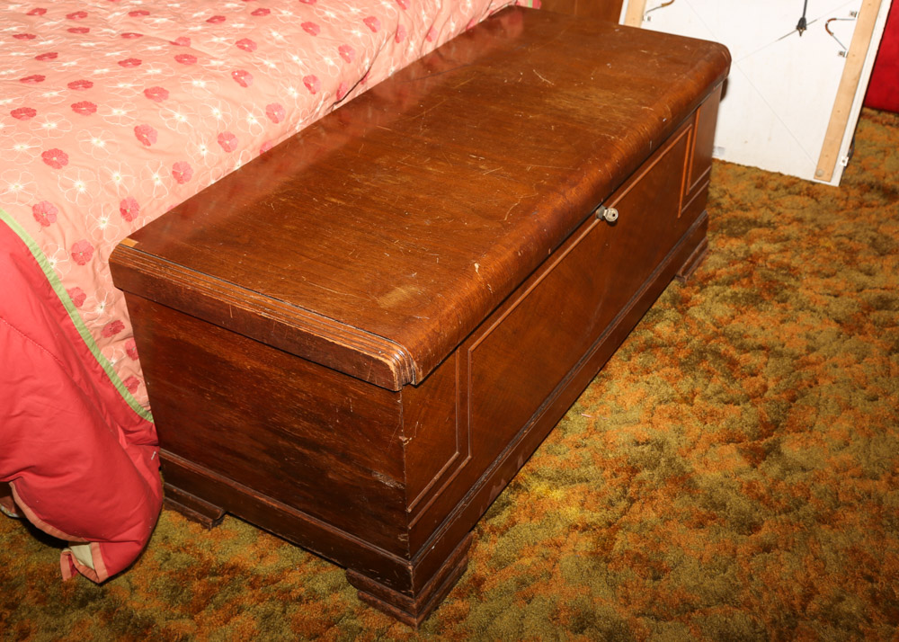 Art Deco CaswellRunyan Waterfall Cedar Chest EBTH
