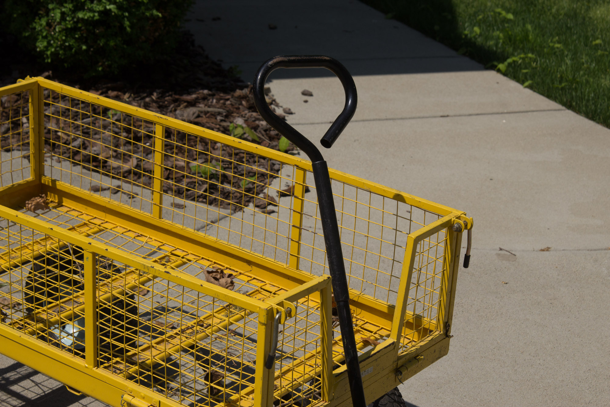 Yellow Garden Cart EBTH