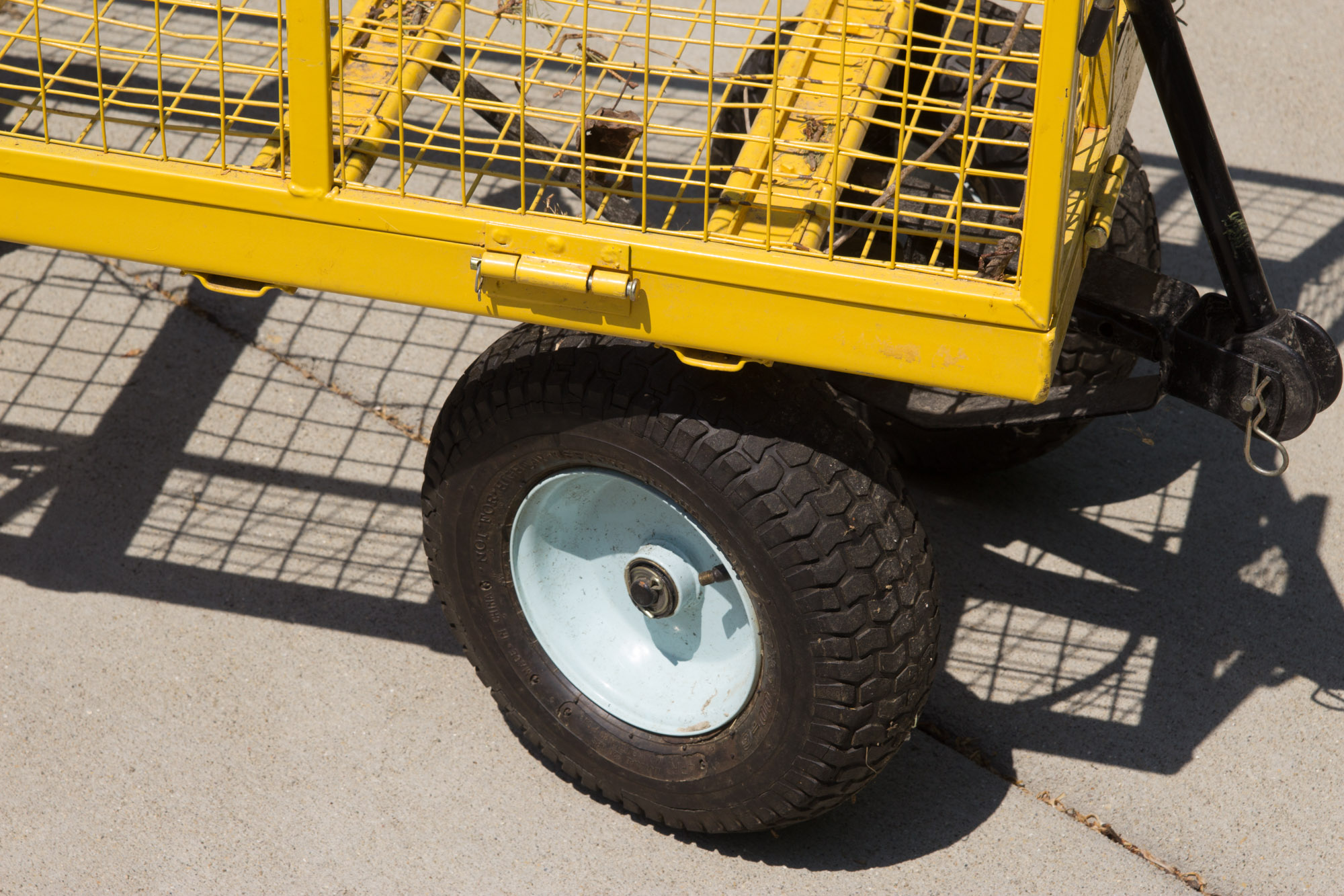 Yellow Garden Cart EBTH