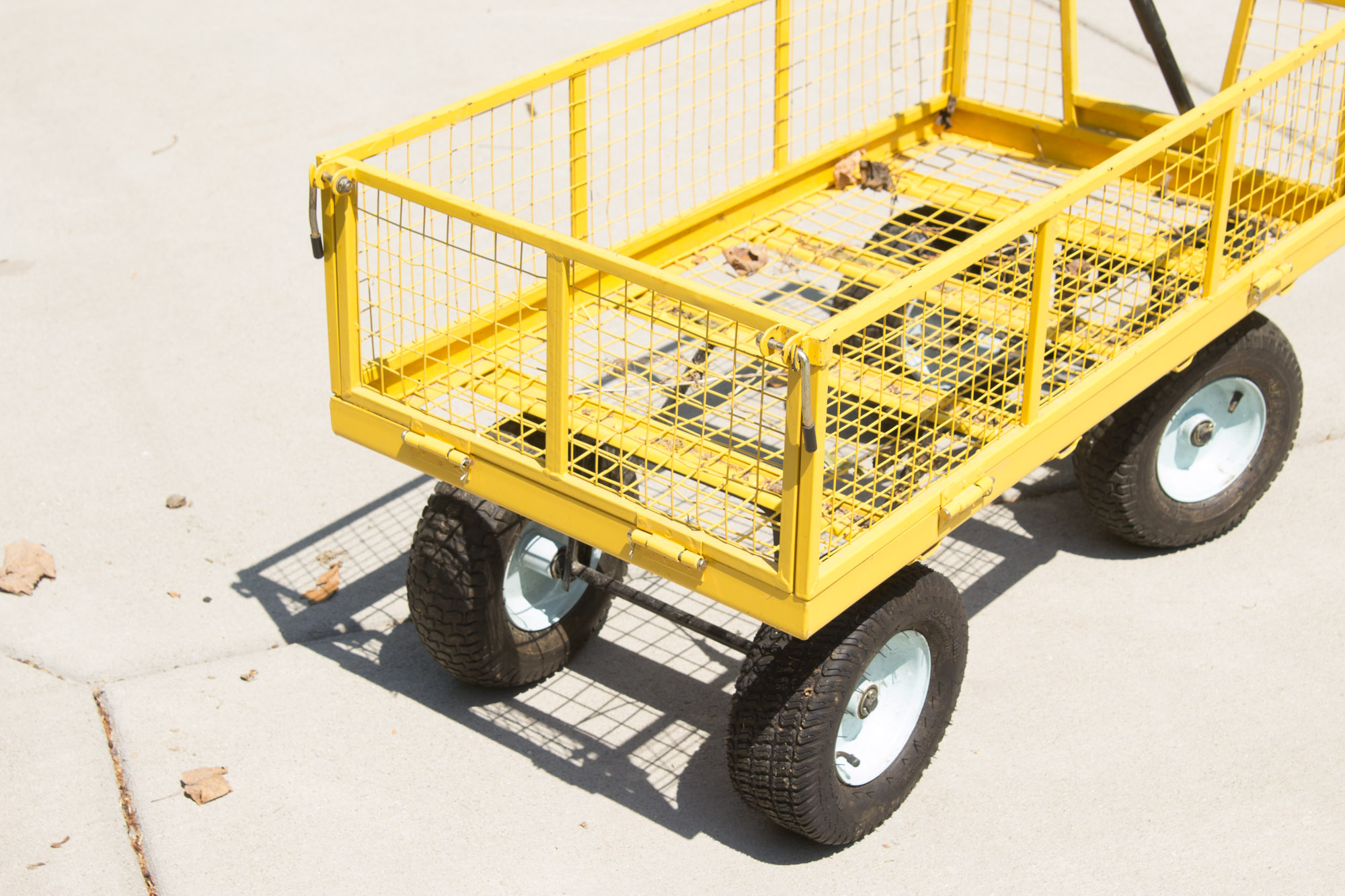 Yellow Garden Cart EBTH