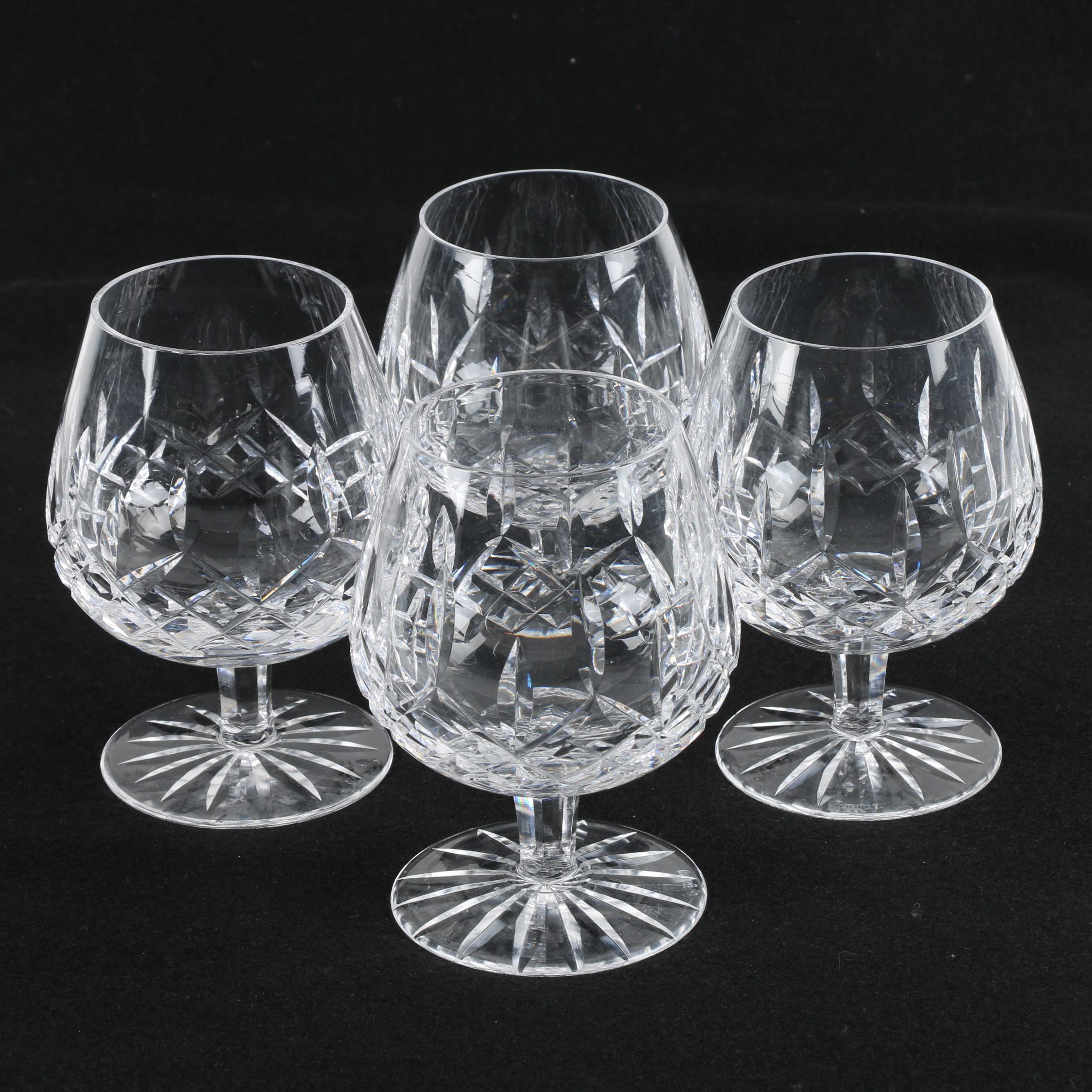 Waterford Crystal "Lismore" Brandy Snifters EBTH