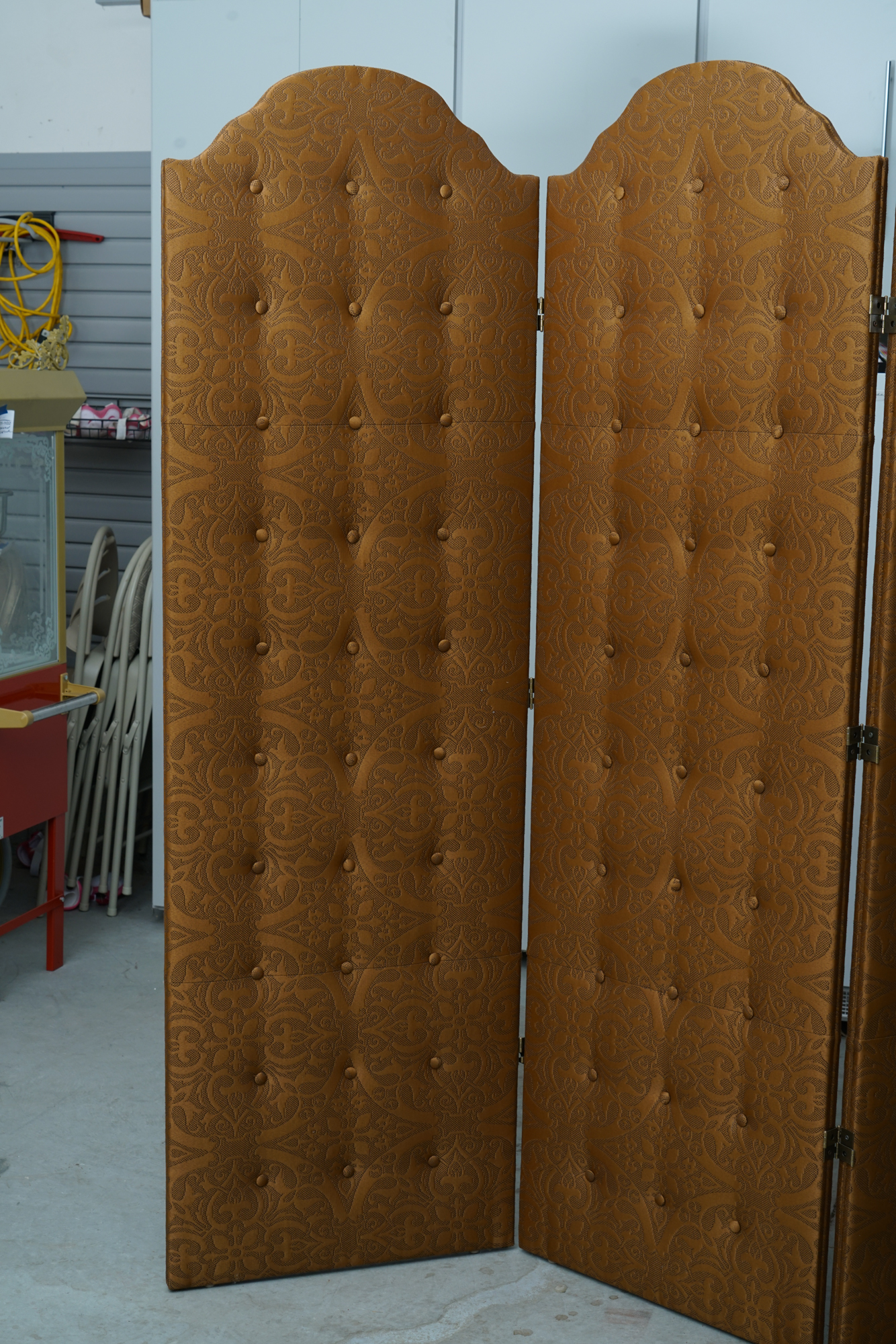 Upholstered Folding Screen EBTH