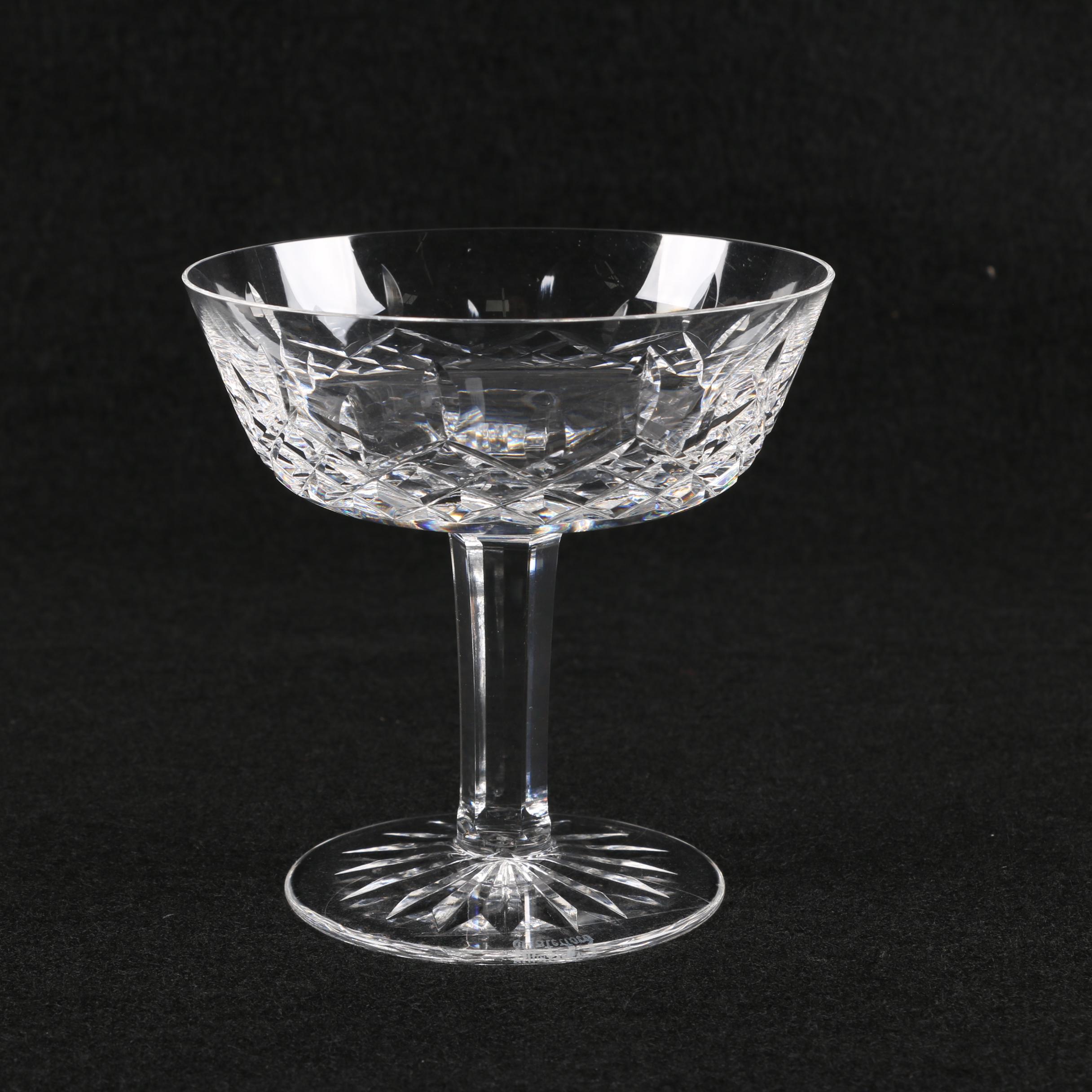 Waterford Crystal "Lismore" Champagne Coupes EBTH