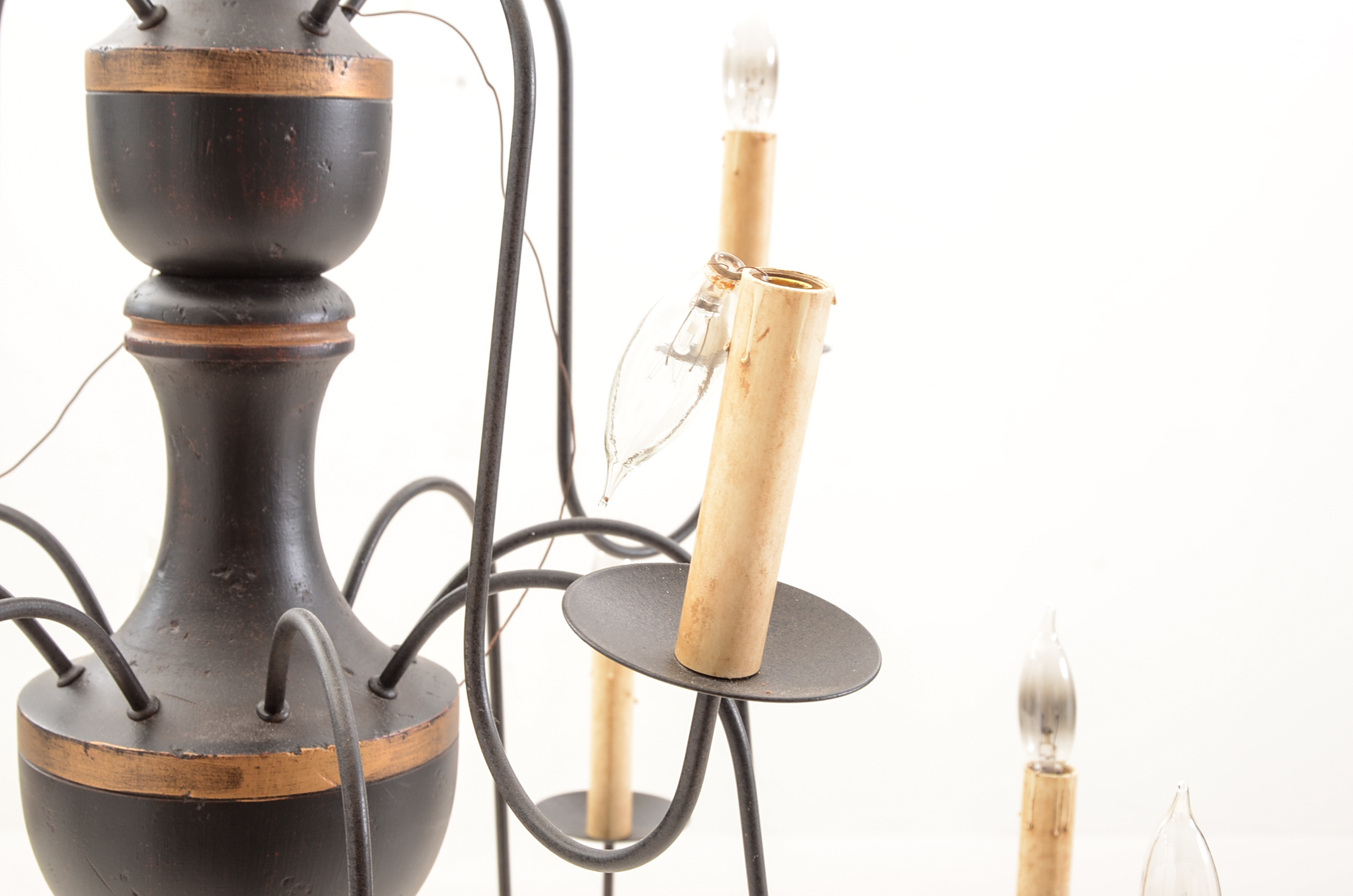 Folk Art "Sherman" Chandelier by Lt. Moses Willard | EBTH