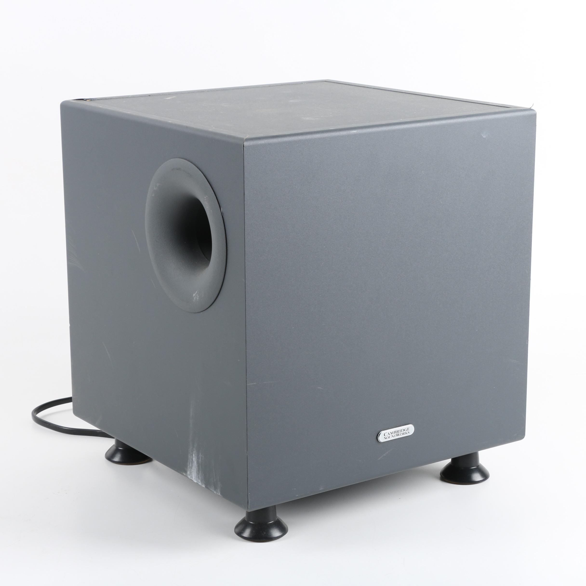 Cambridge Soundworks BassCube 8S Subwoofer and MC300 LCR Loudspeaker EBTH