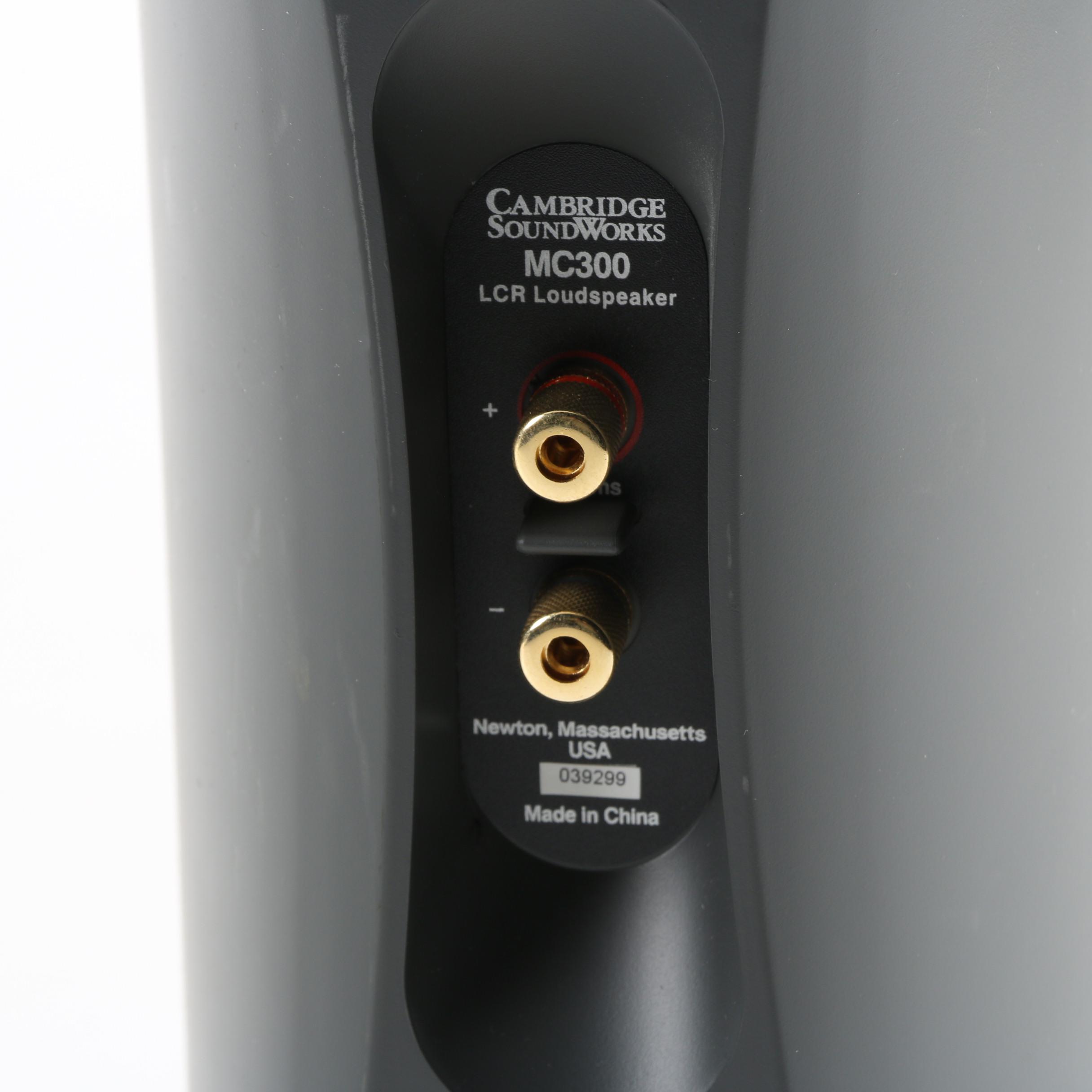 Cambridge Soundworks BassCube 8S Subwoofer and MC300 LCR Loudspeaker EBTH