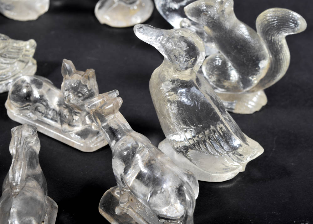 Vintage Miniature Glass Animal Figurines EBTH