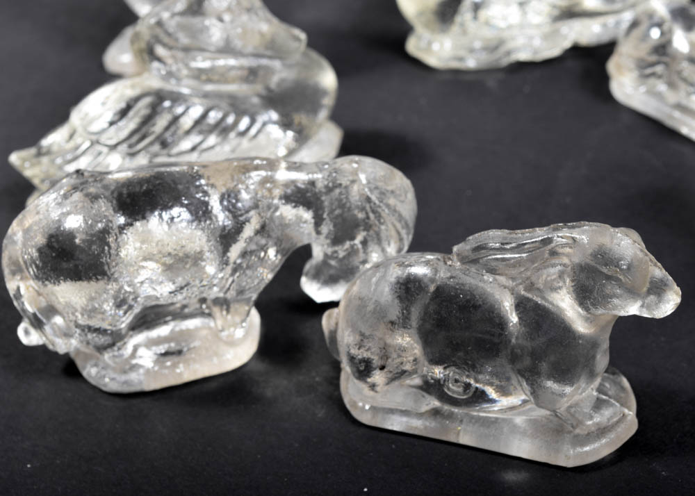 Vintage Miniature Glass Animal Figurines EBTH