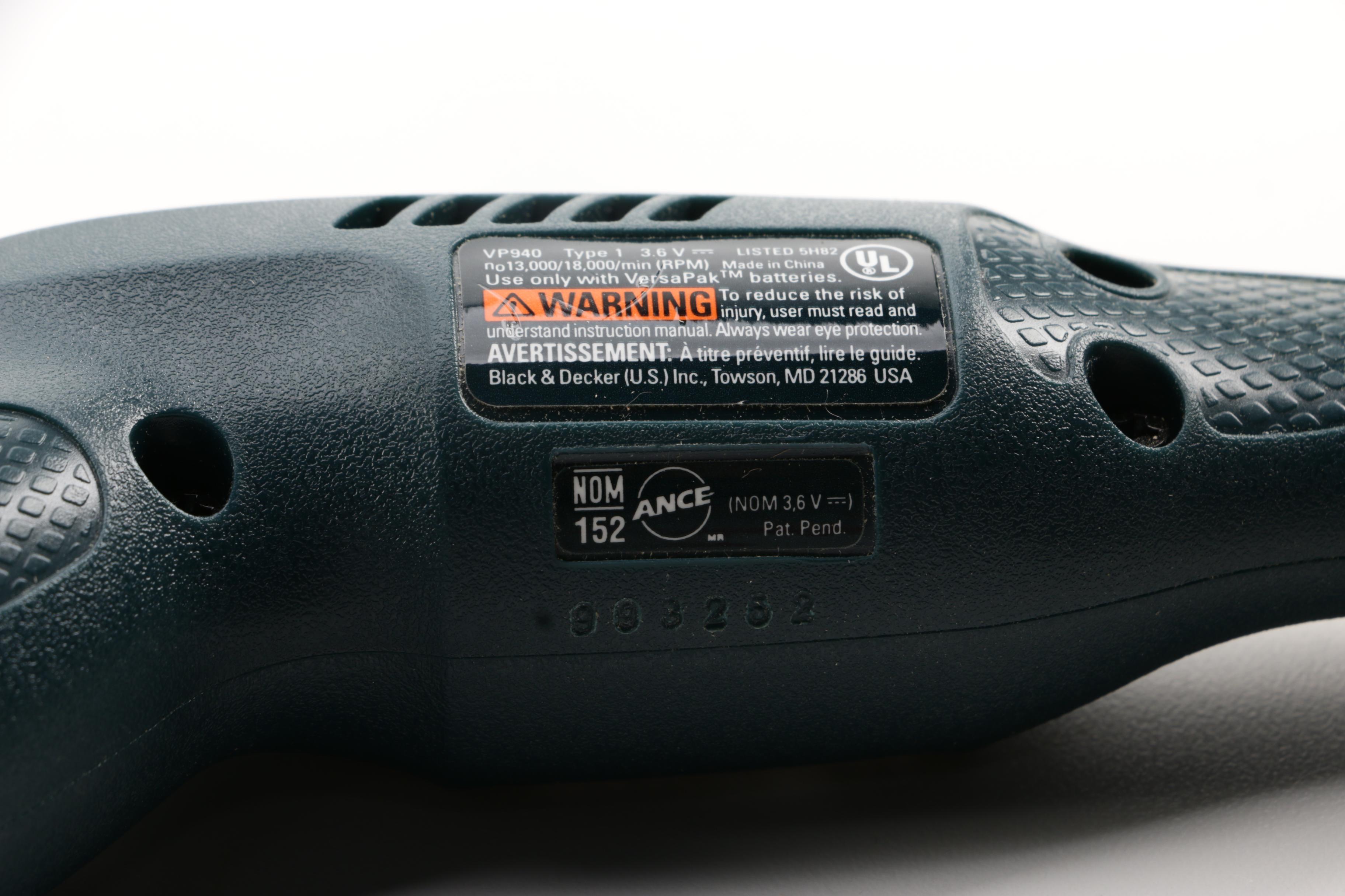 Black & Decker Wizard Rotary Tool, Versapak Battery Charger and Other