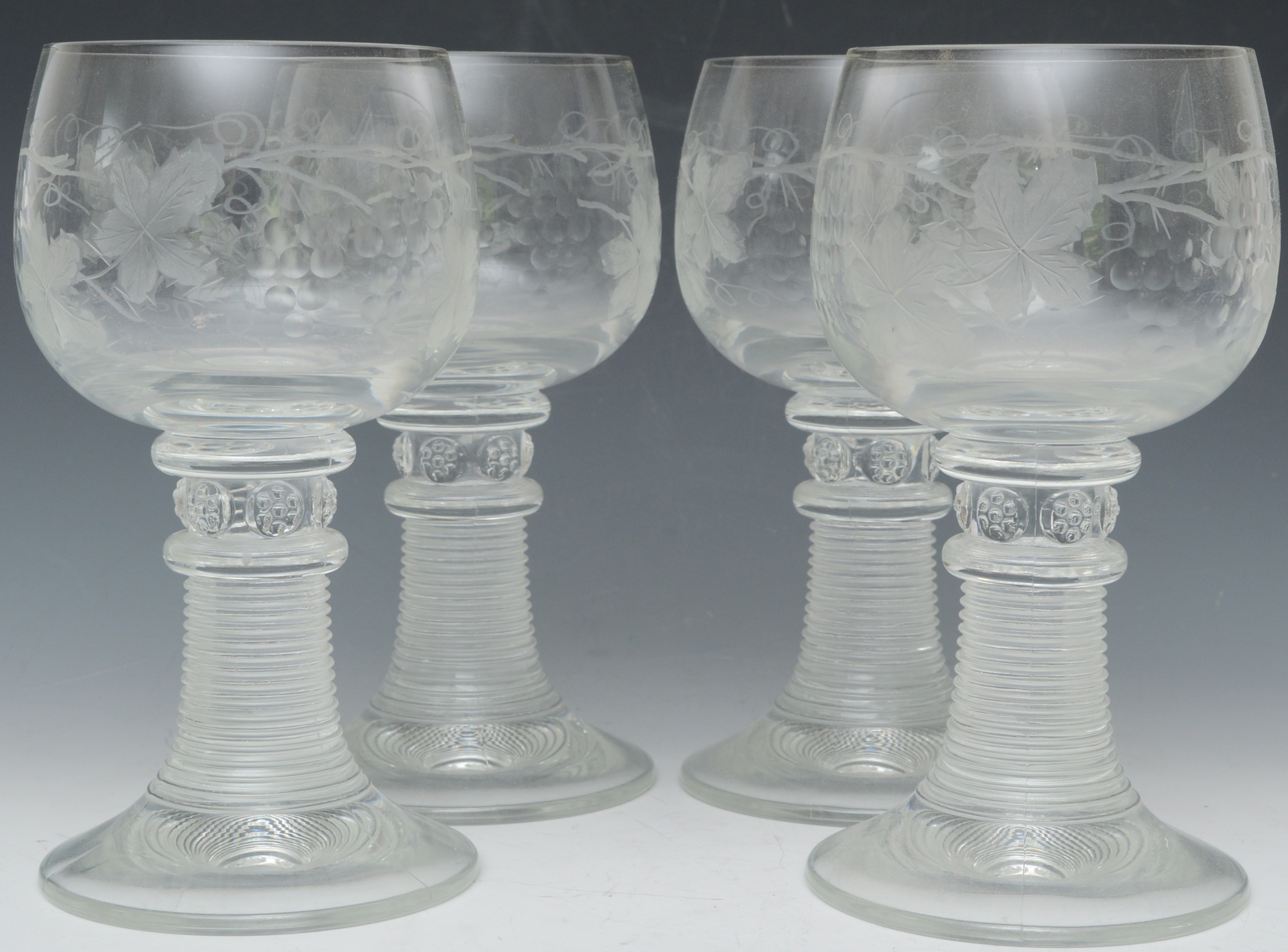 Etched German Crystal Stemware EBTH