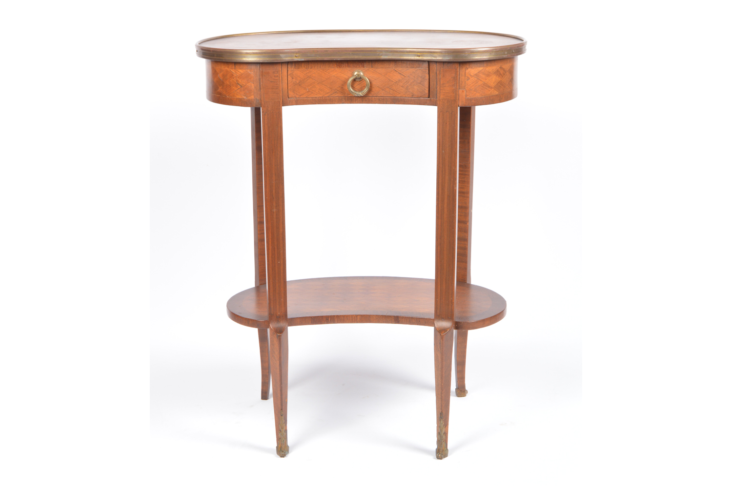 French Kidney Shaped Side Table EBTH