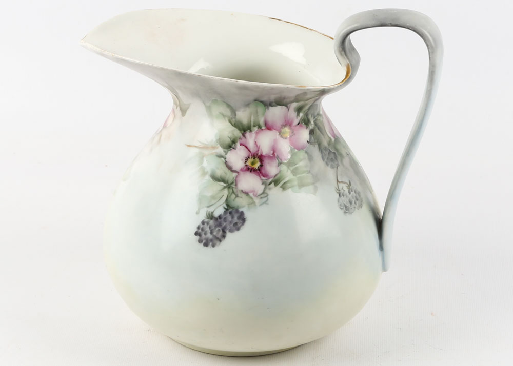 Antique Limoges Porcelain Water Pitcher EBTH