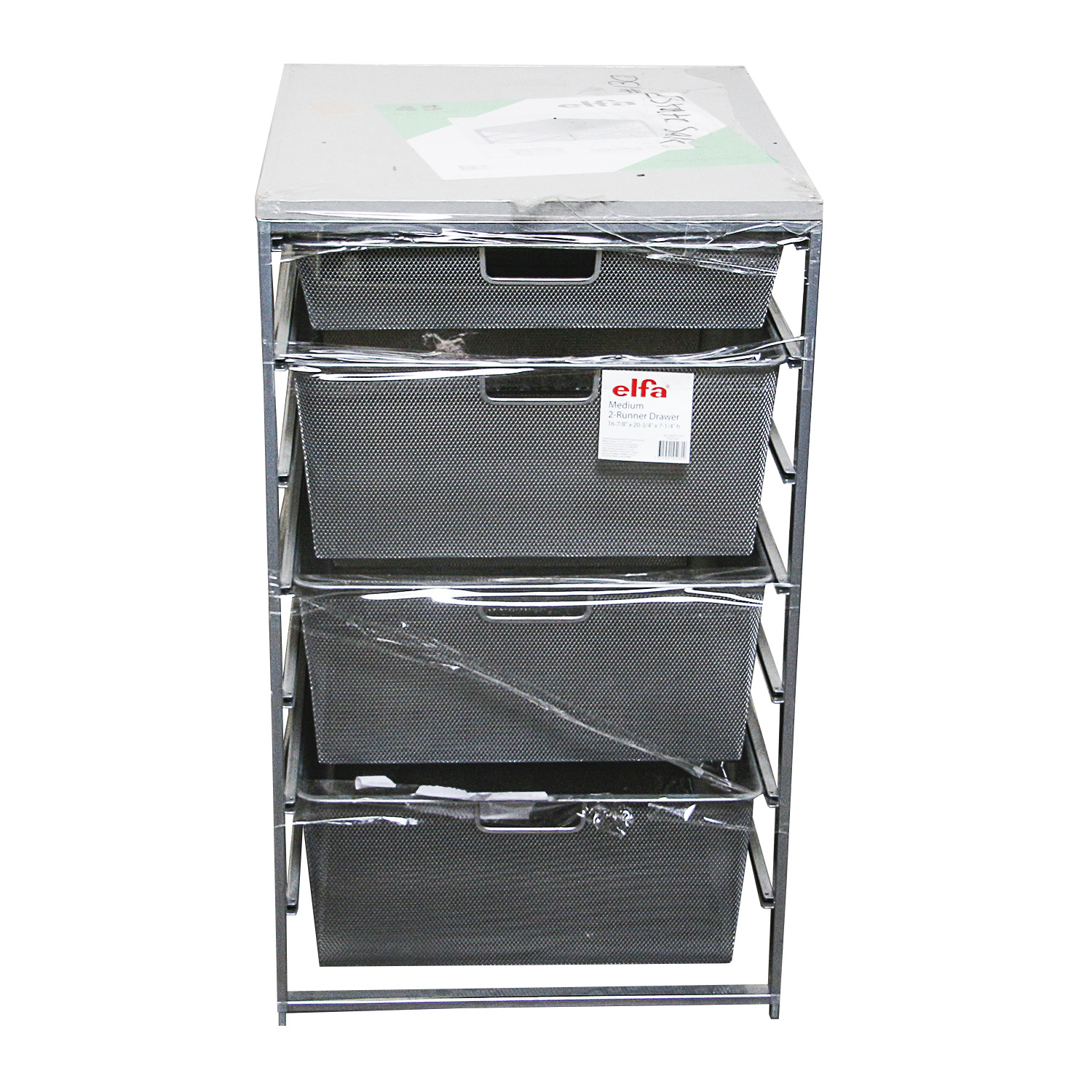 Metal Mesh Drawer Set By Elfa Ebth