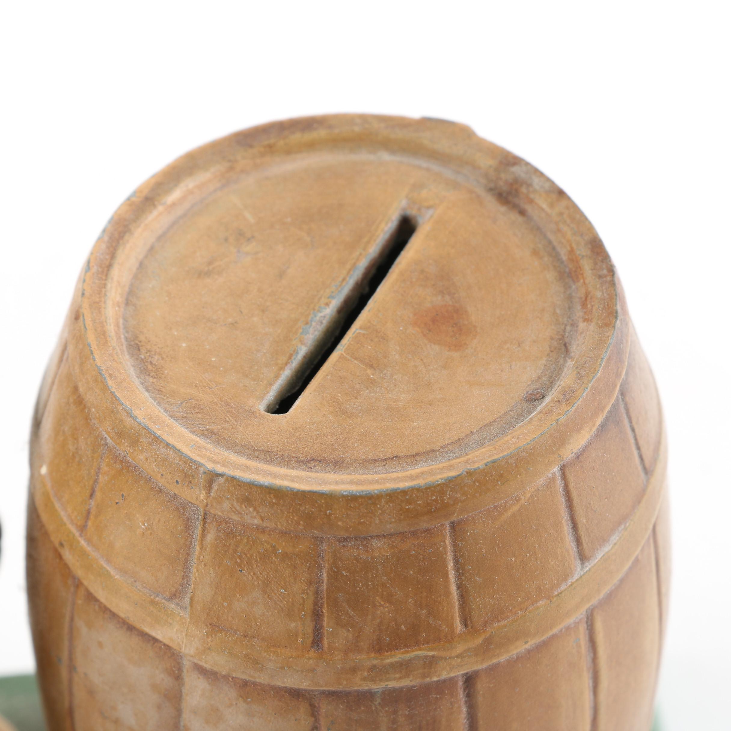 C. 1940s Warner Brothers "Beaky Buzzard" Cast Iron Coin Bank EBTH