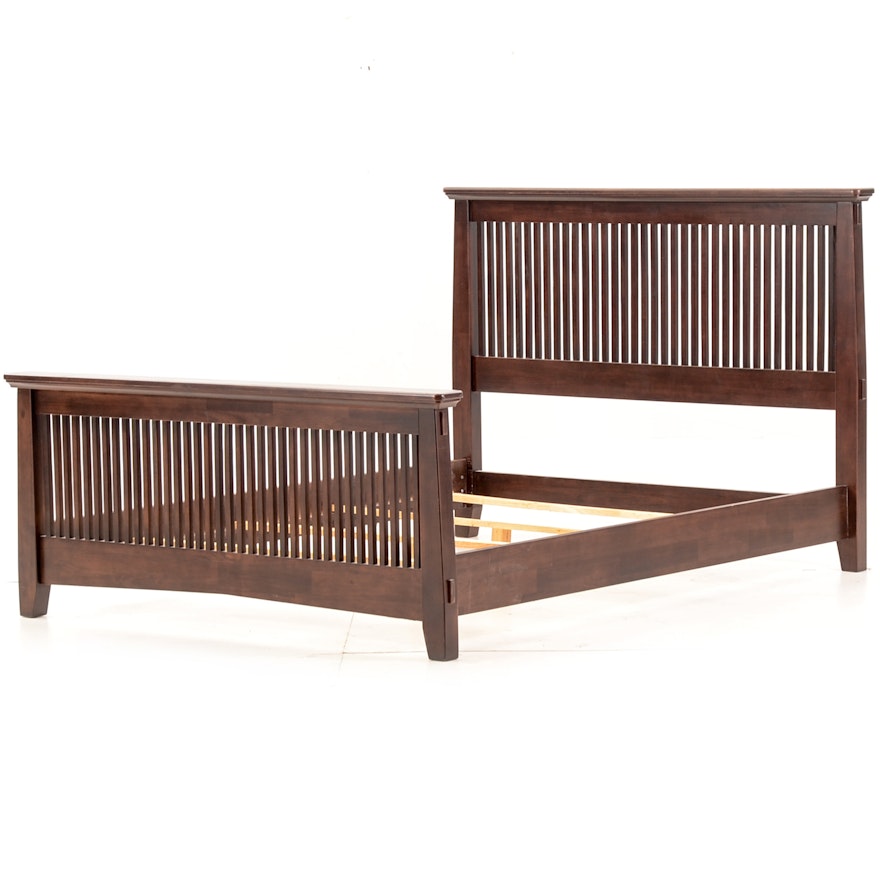 Queen Size Mission Style Bed Frame By American Signature Furniture Queen Size Mission Style Bed Frame By American Signature Furniture