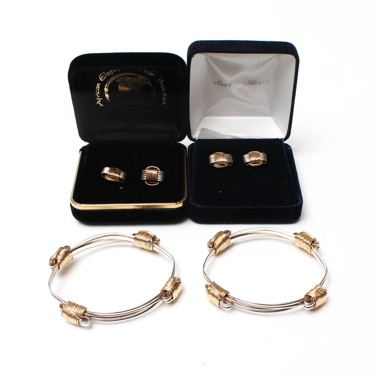 Sterling Silver And Gold Filled African Elephant Hair Jewelry Ebth