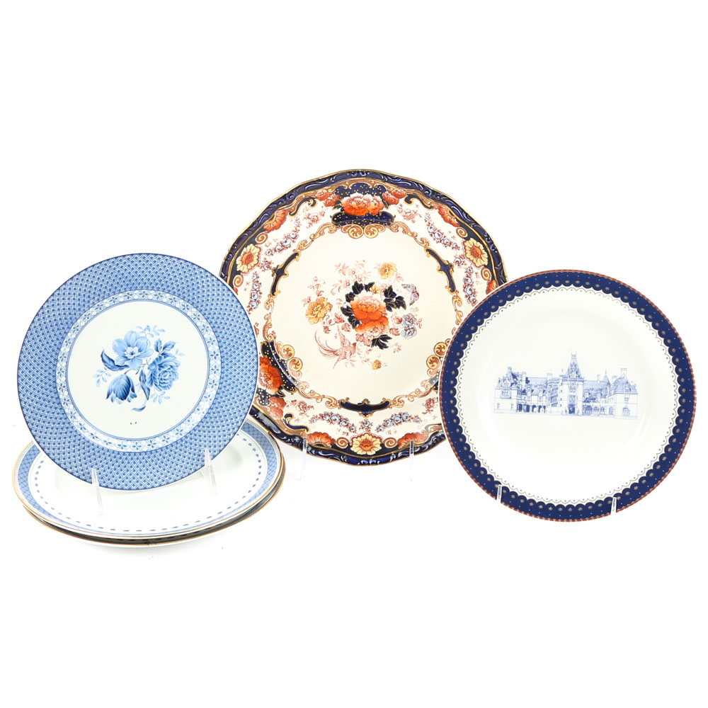 Decorative Porcelain and China Plates Featuring Andrea by Sadek EBTH