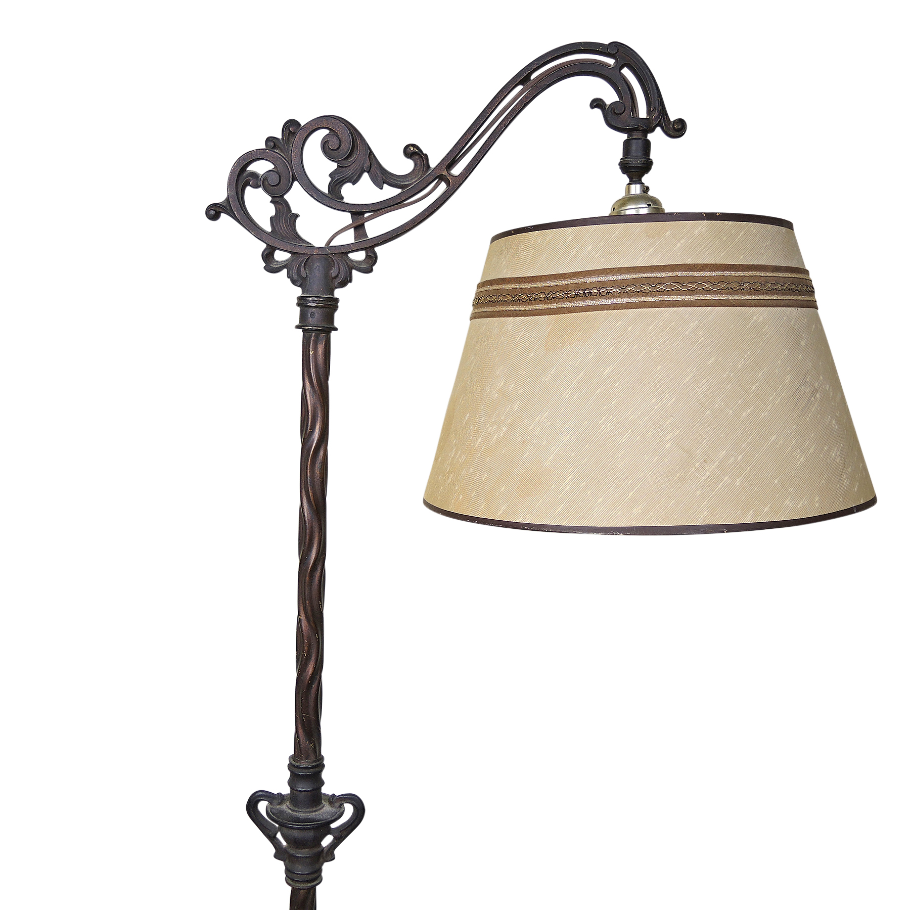 Vintage Rembrandt Bridge Arm Floor Lamp