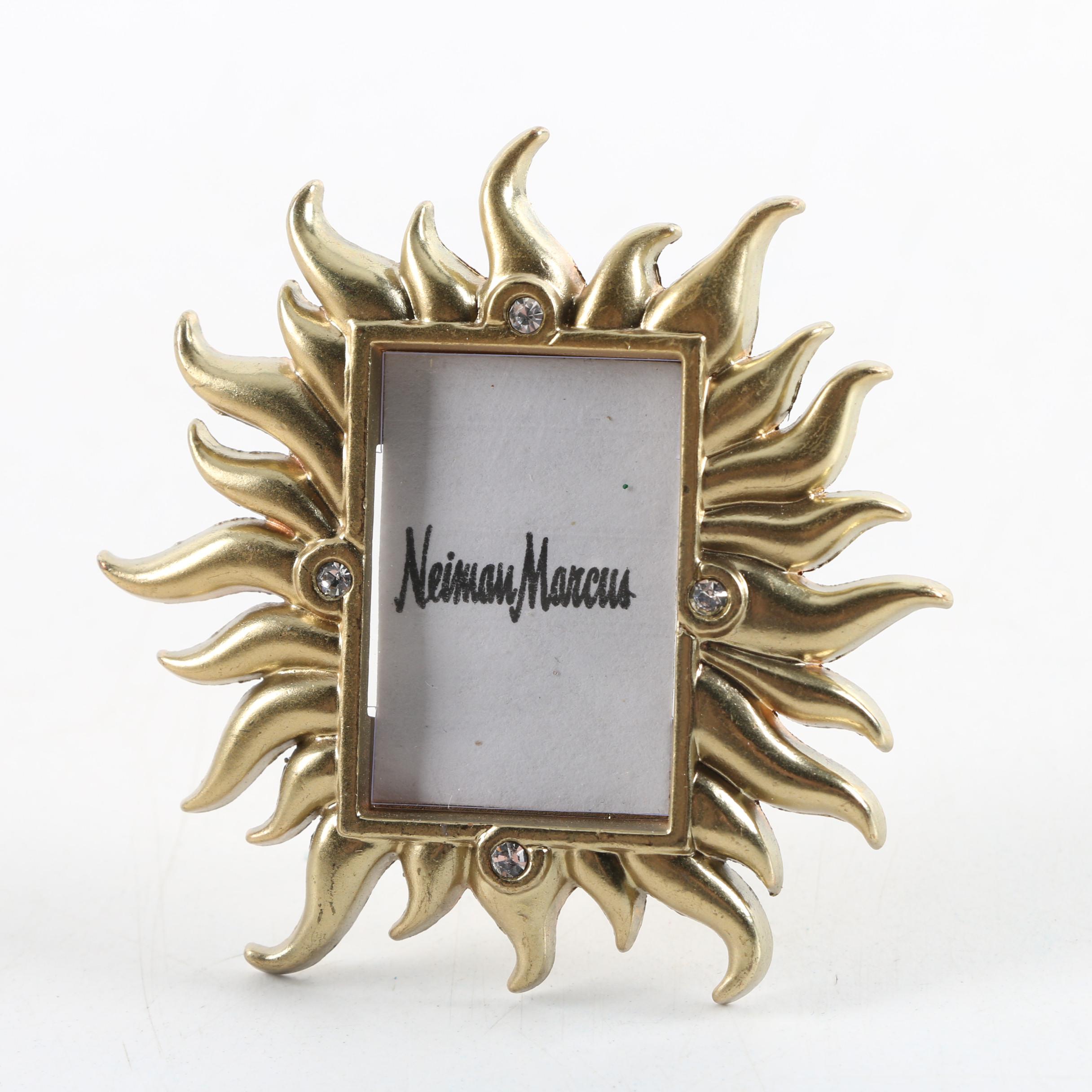 Jay Strongwater Sunburst Miniature Picture Frame EBTH