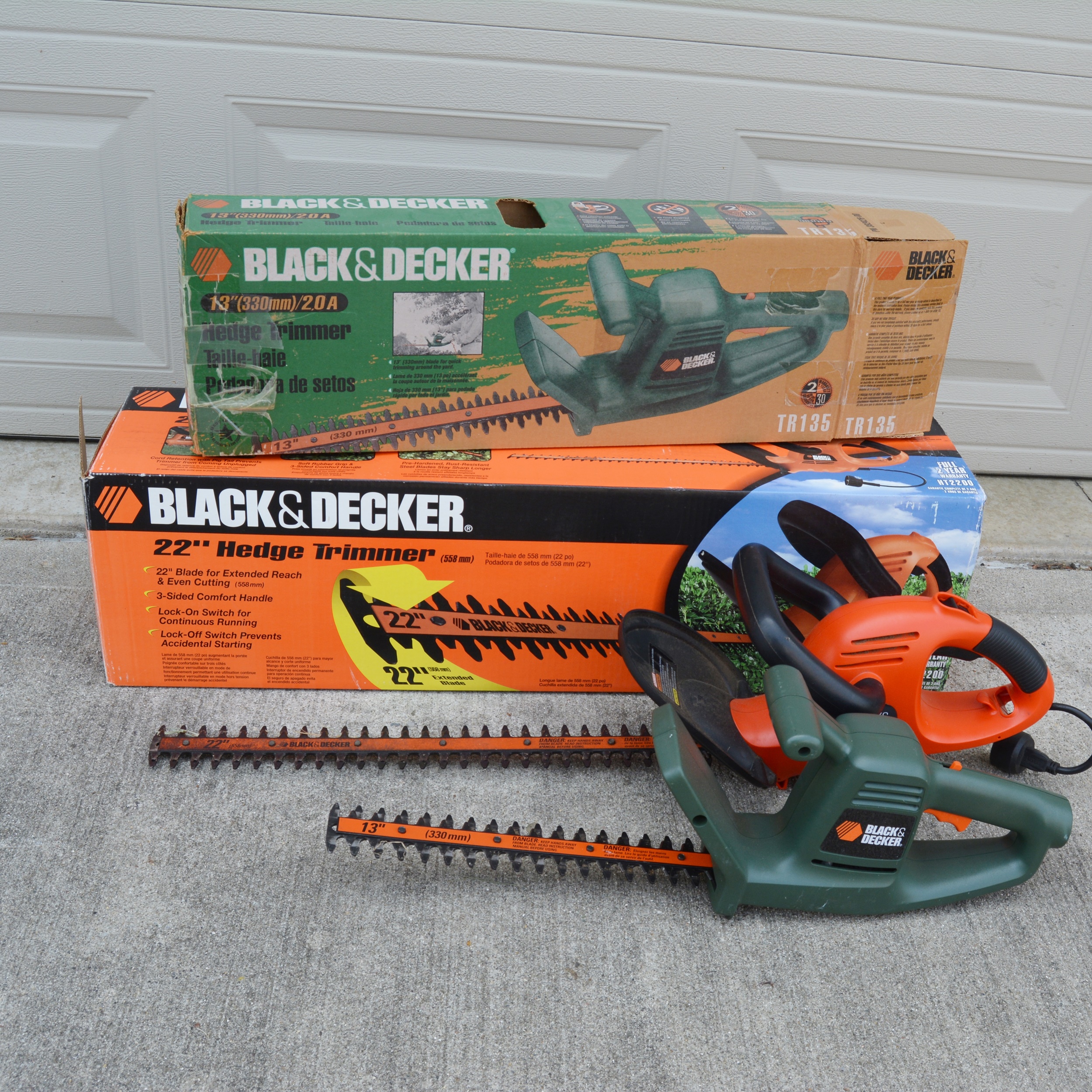 Black and Decker Hedge Trimmers and Extension Cords EBTH