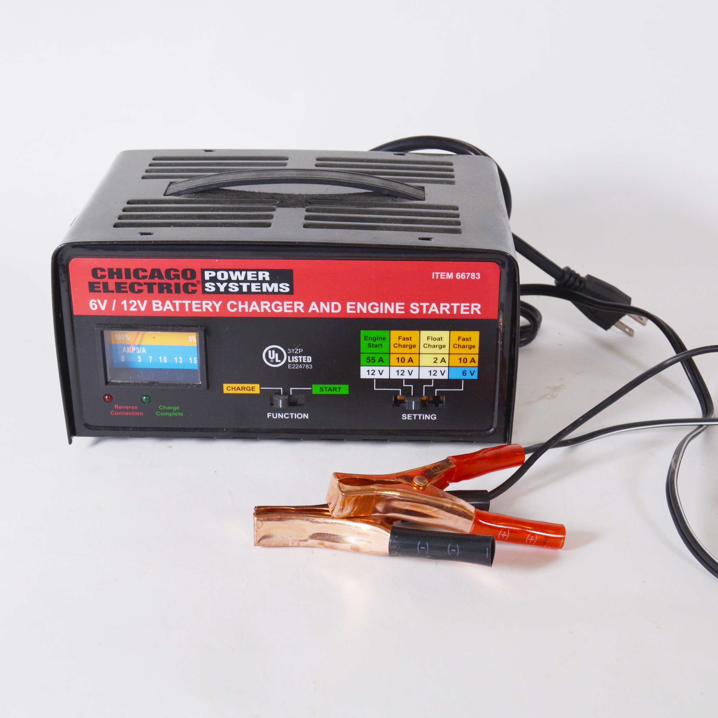 Chicago Electric Battery Charger and Engine Starter Model 66783 EBTH