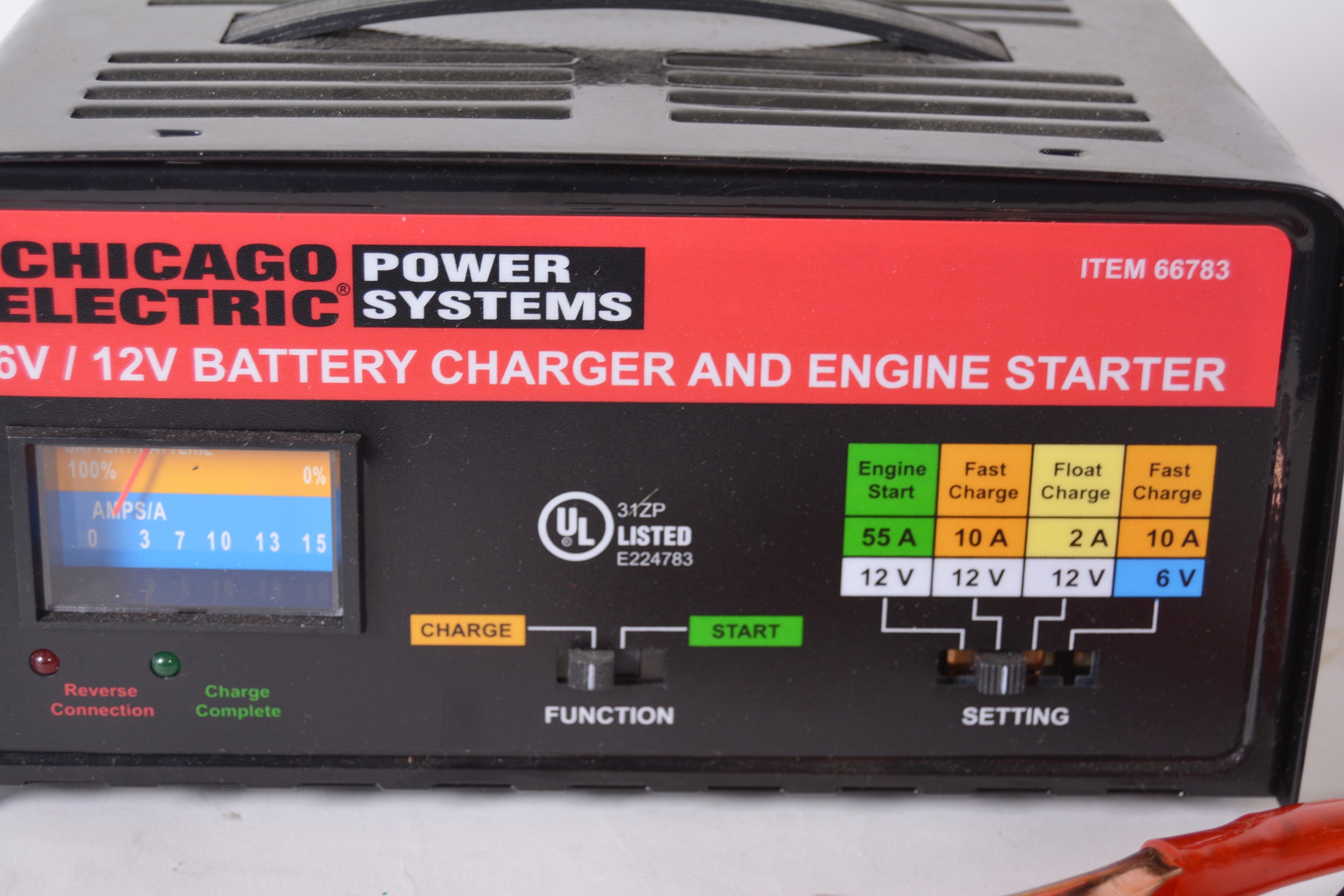 Chicago Electric Battery Charger 66783 Schematic