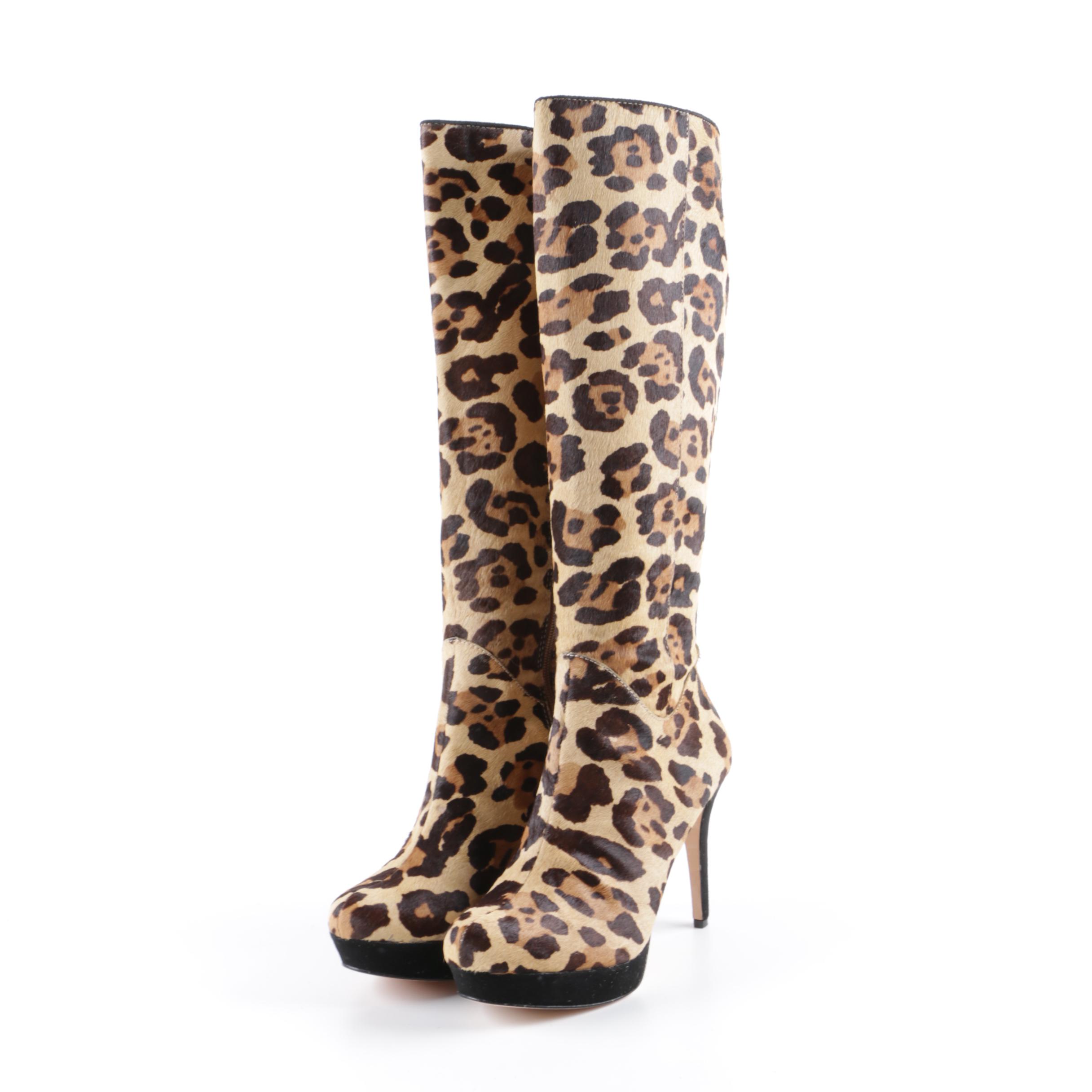 antonio melani leopard boots