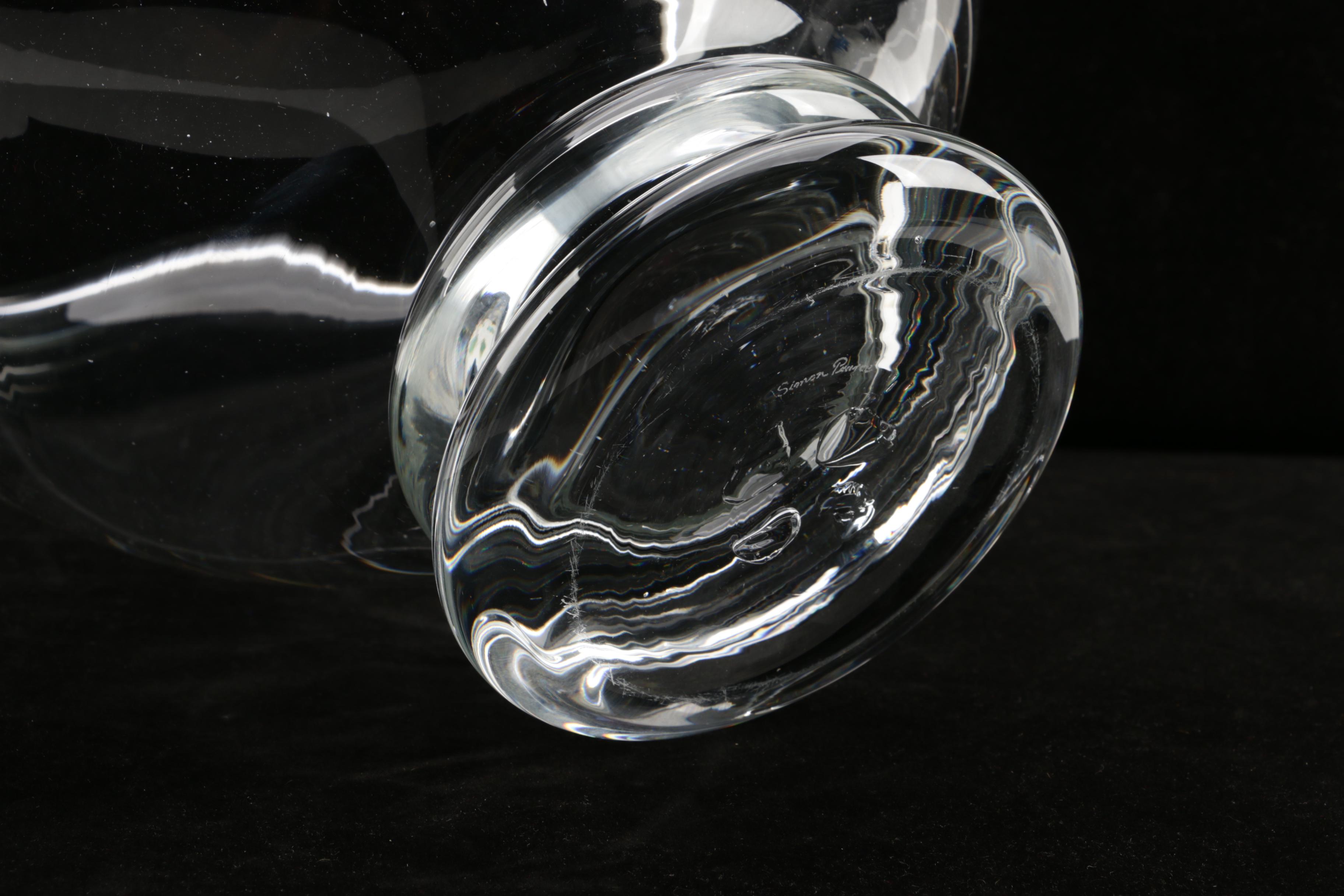Simon Pearce "Cavendish" Centerpiece Glass Bowl | EBTH