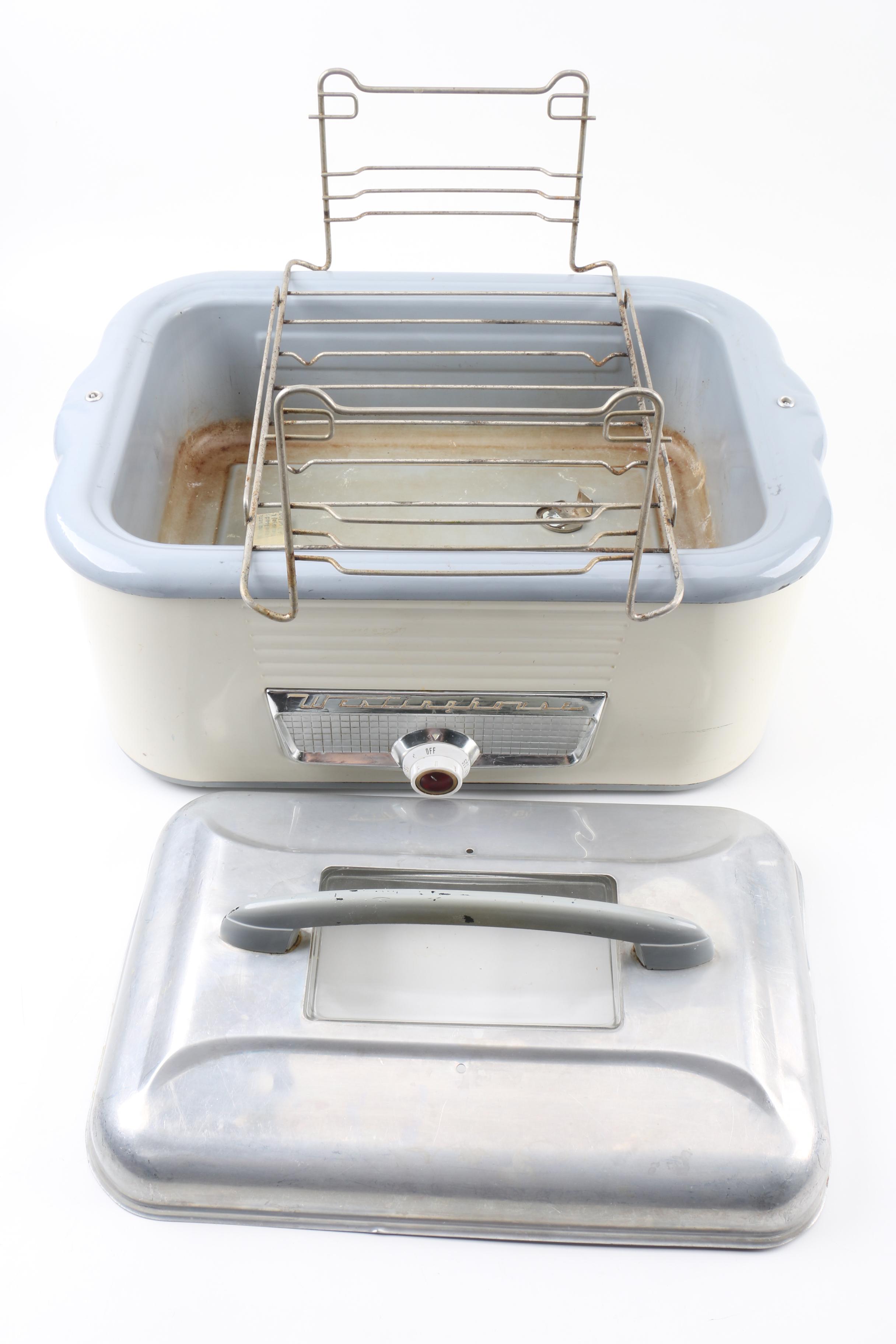 Vintage Westinghouse Electric Counter Top Roaster Oven with