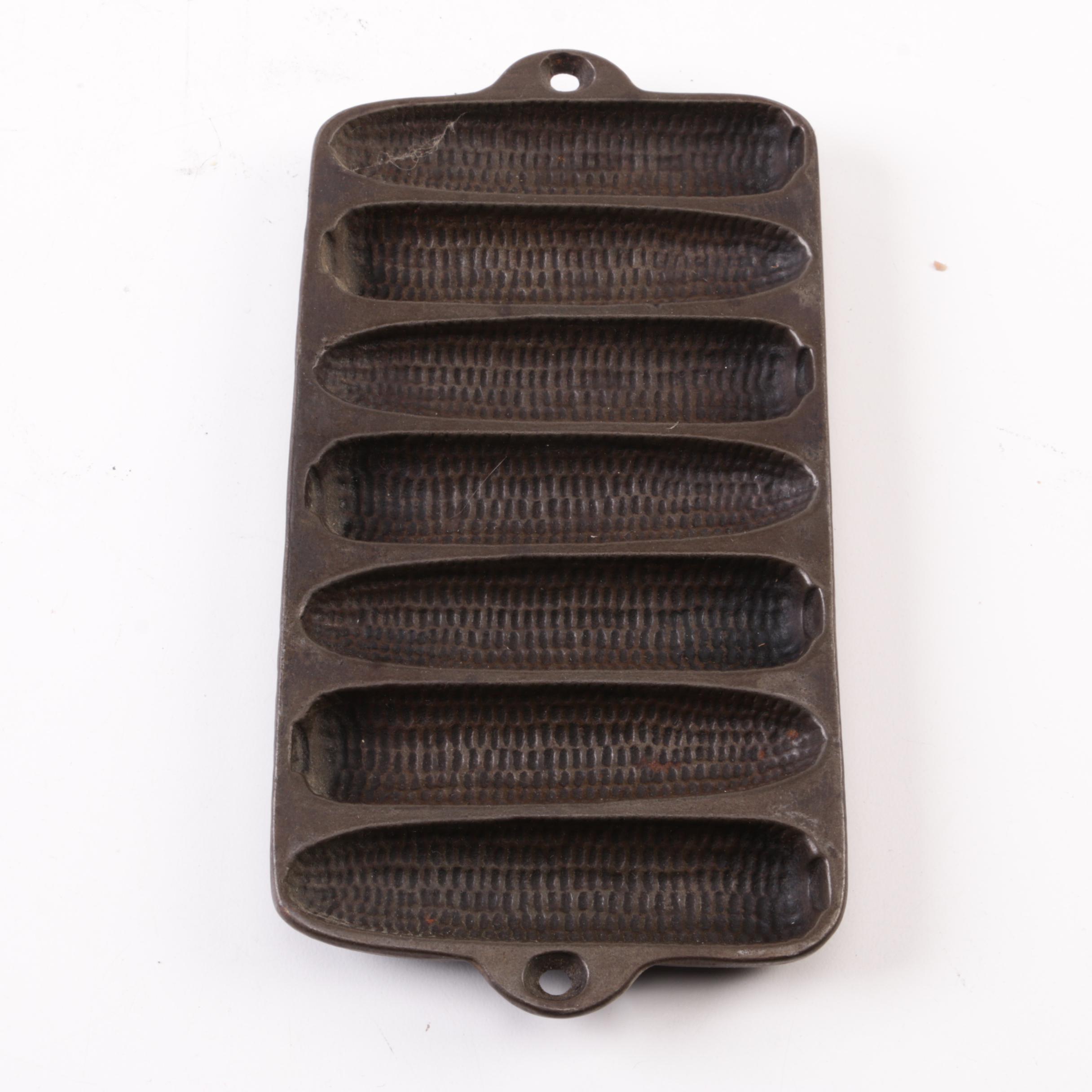 Vintage Cast Iron Corn Bread Molds EBTH