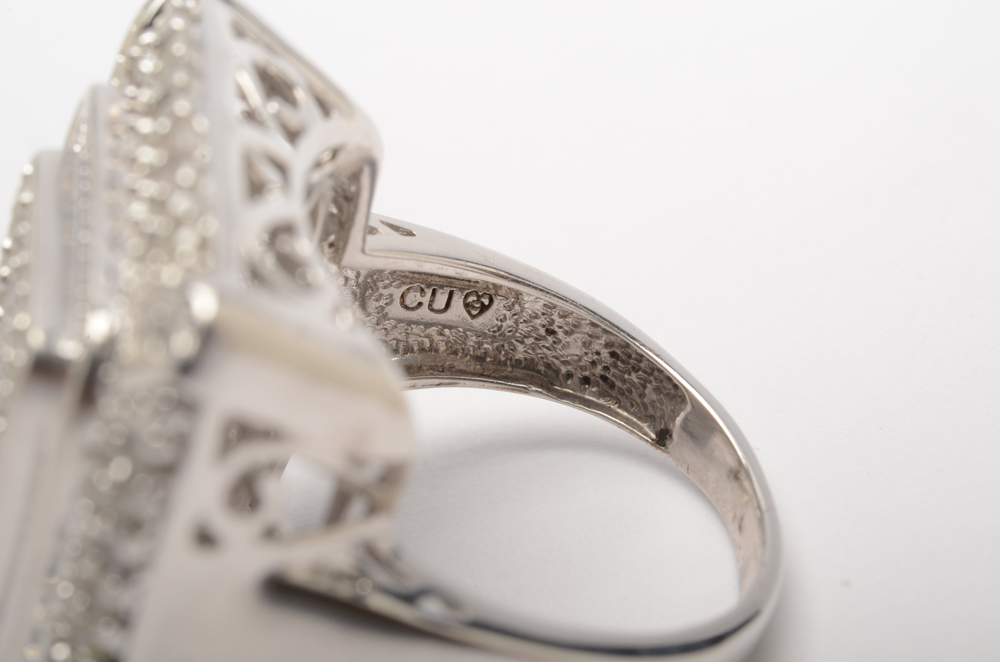 Diamond Costume Jewelry Set EBTH