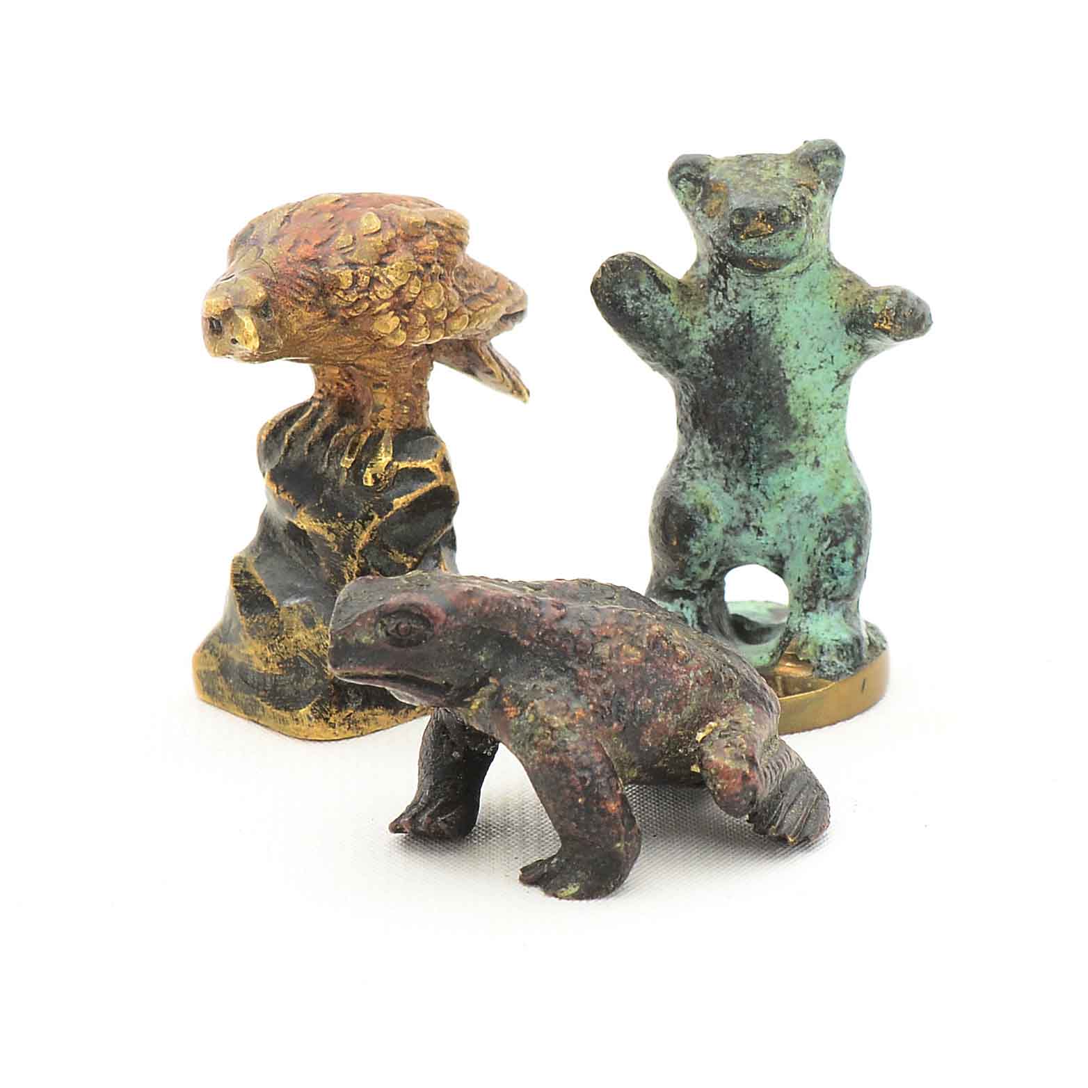 Miniature Metal Animal Figurines EBTH