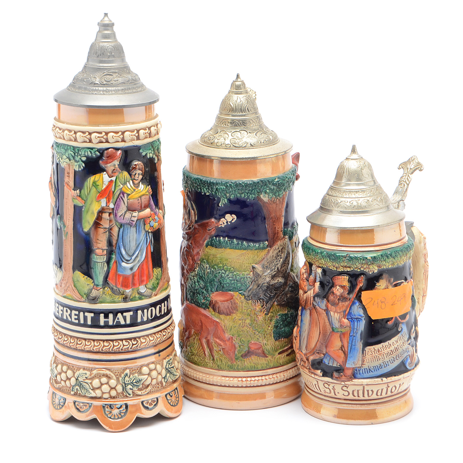 German Beer Steins and Music Box Stein EBTH