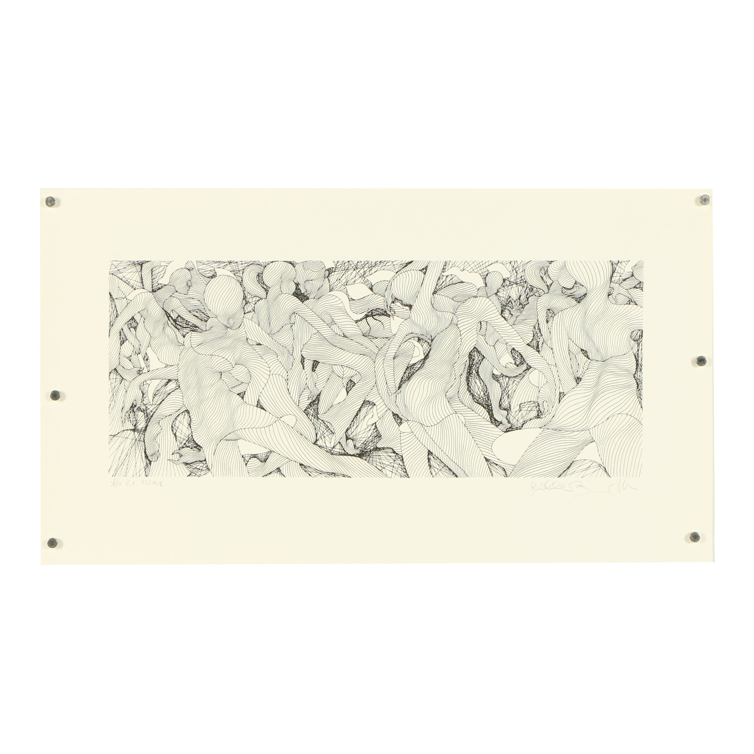 Guillaume Azoulay Serigraph "Escale"