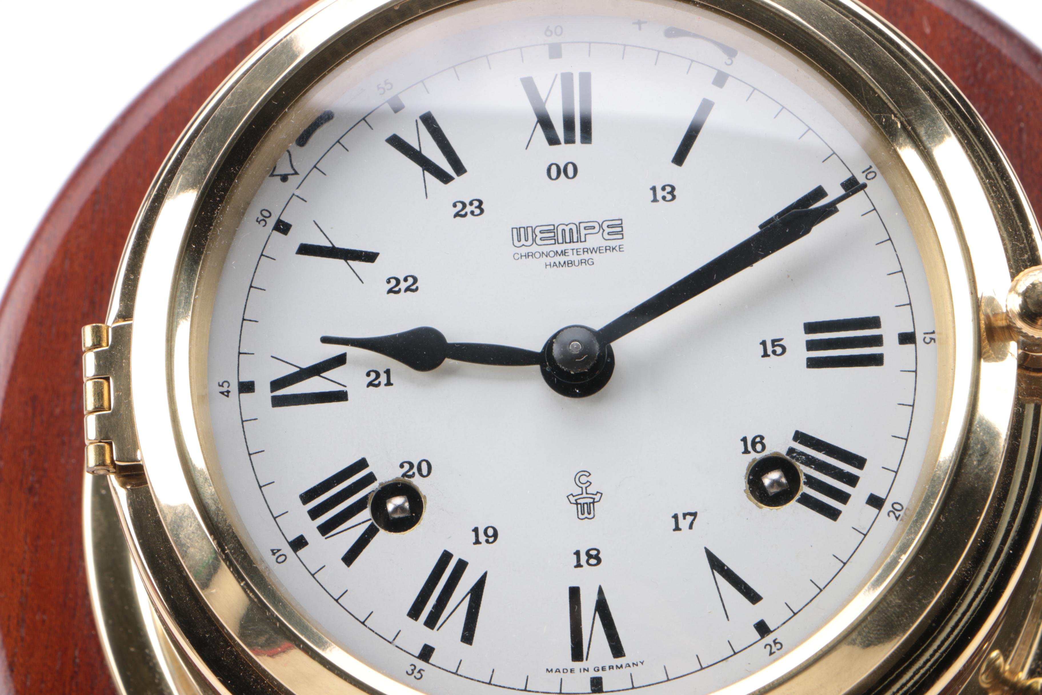 Wempe Marine Chronometer Clock EBTH