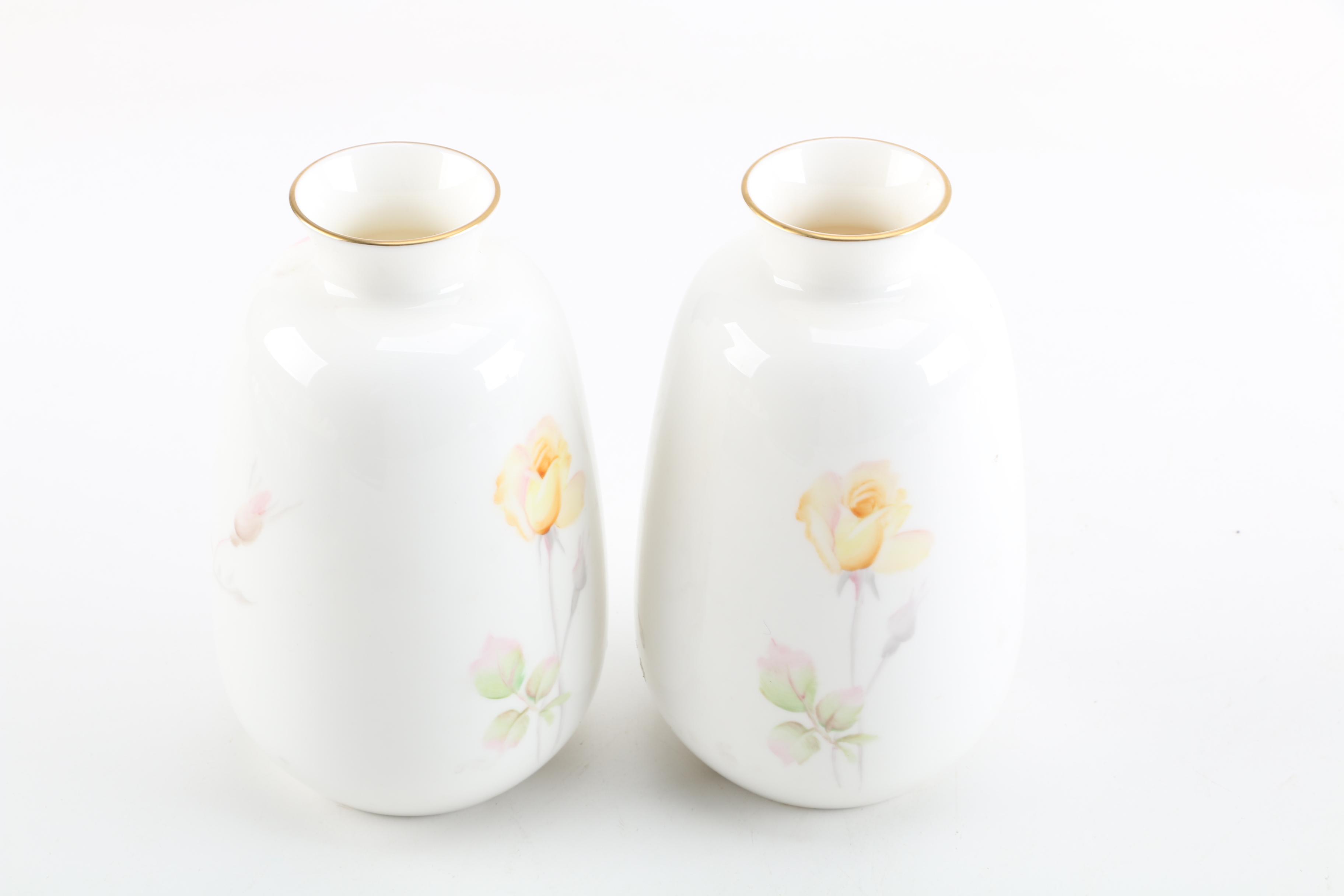 Vintage Noritake Japanese Porcelain Vases EBTH