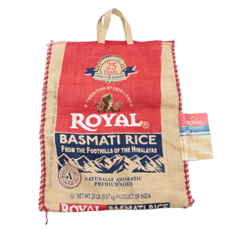 Royal Basmati Rice Bag with Handles EBTH