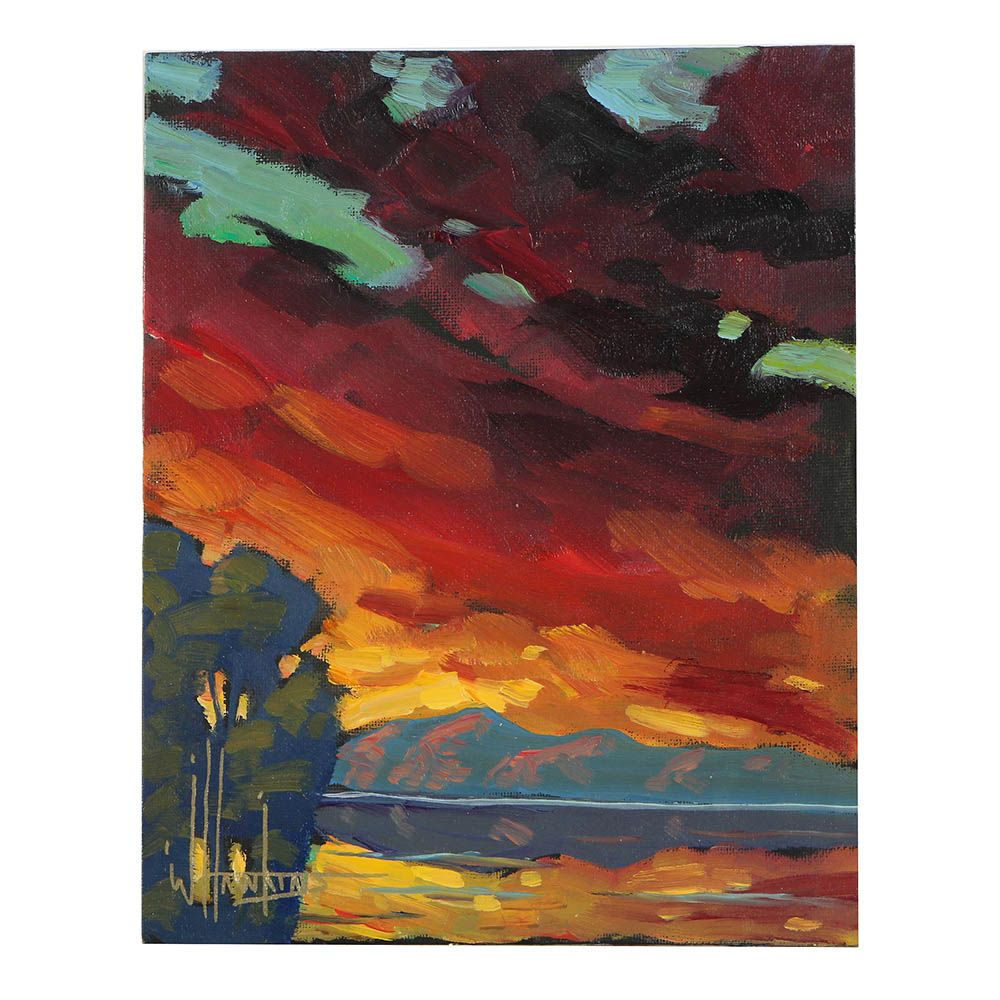 William Hawkins Oil Painting