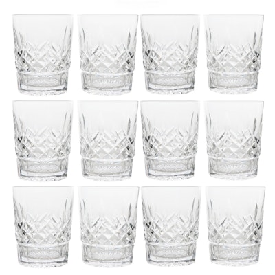 Waterford Crystal "Lismore" Double Old Fashioned Glasses Waterford Crystal "Lismore" Double Old Fashioned Glasses