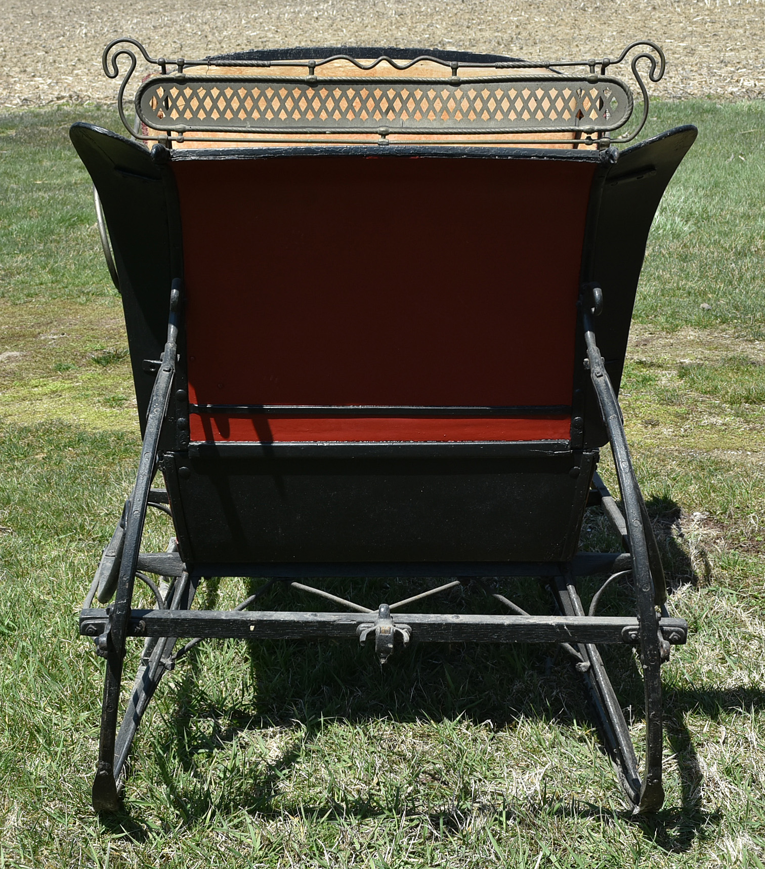 Antique HorseDrawn Cutter Style Open Sleigh by Ahlbrand Carriage Co