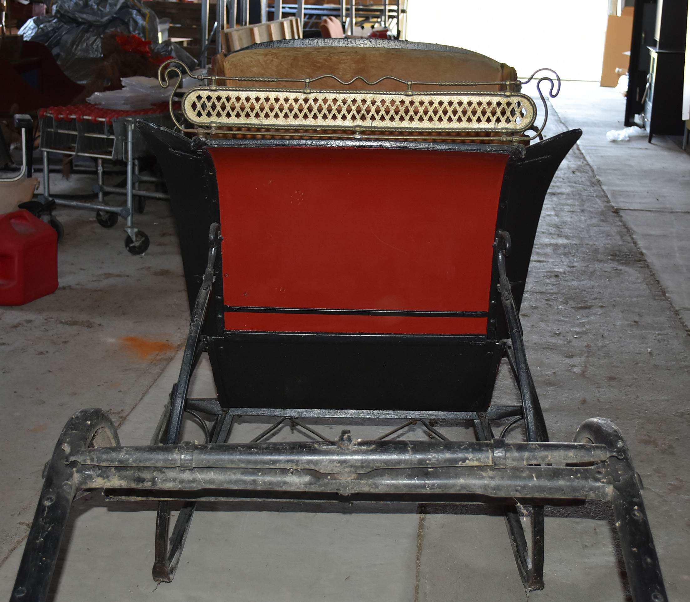 Antique HorseDrawn Cutter Style Open Sleigh by Ahlbrand Carriage Co