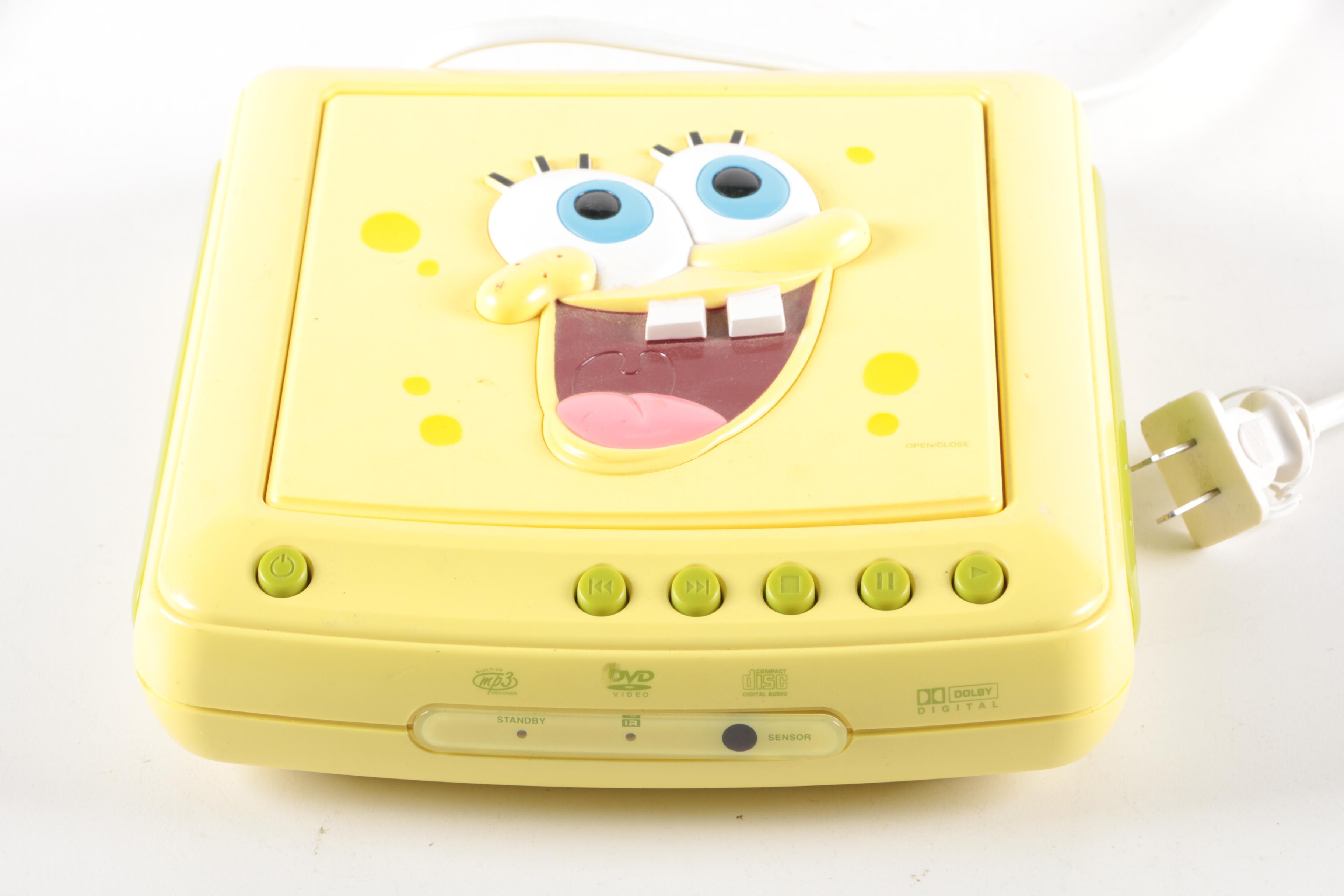 Emerson 13" "Spongebob Squarepants" Television and DVD Player EBTH