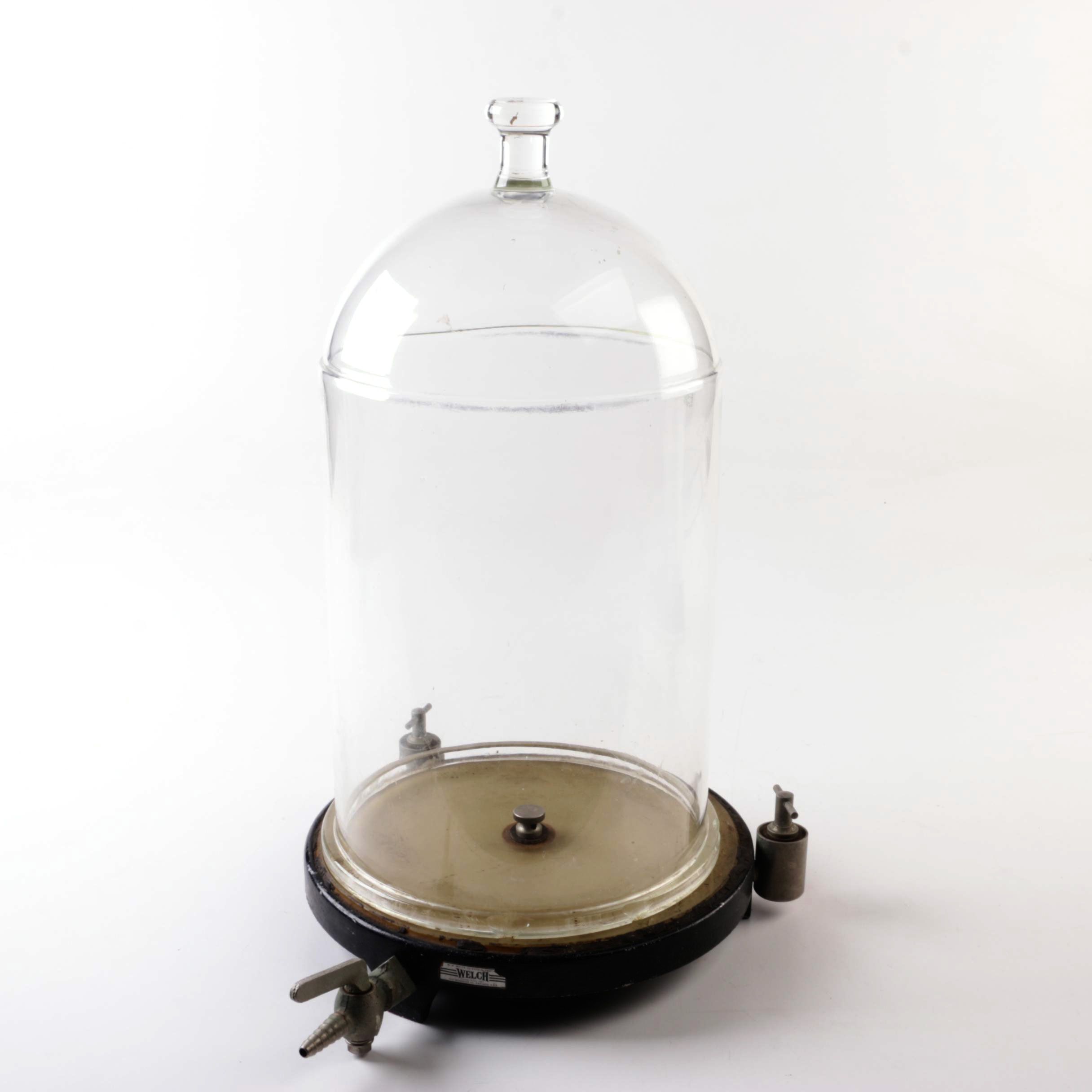 Vintage Welch Scientific Glass Bell Jar Laboratory Vacuum EBTH